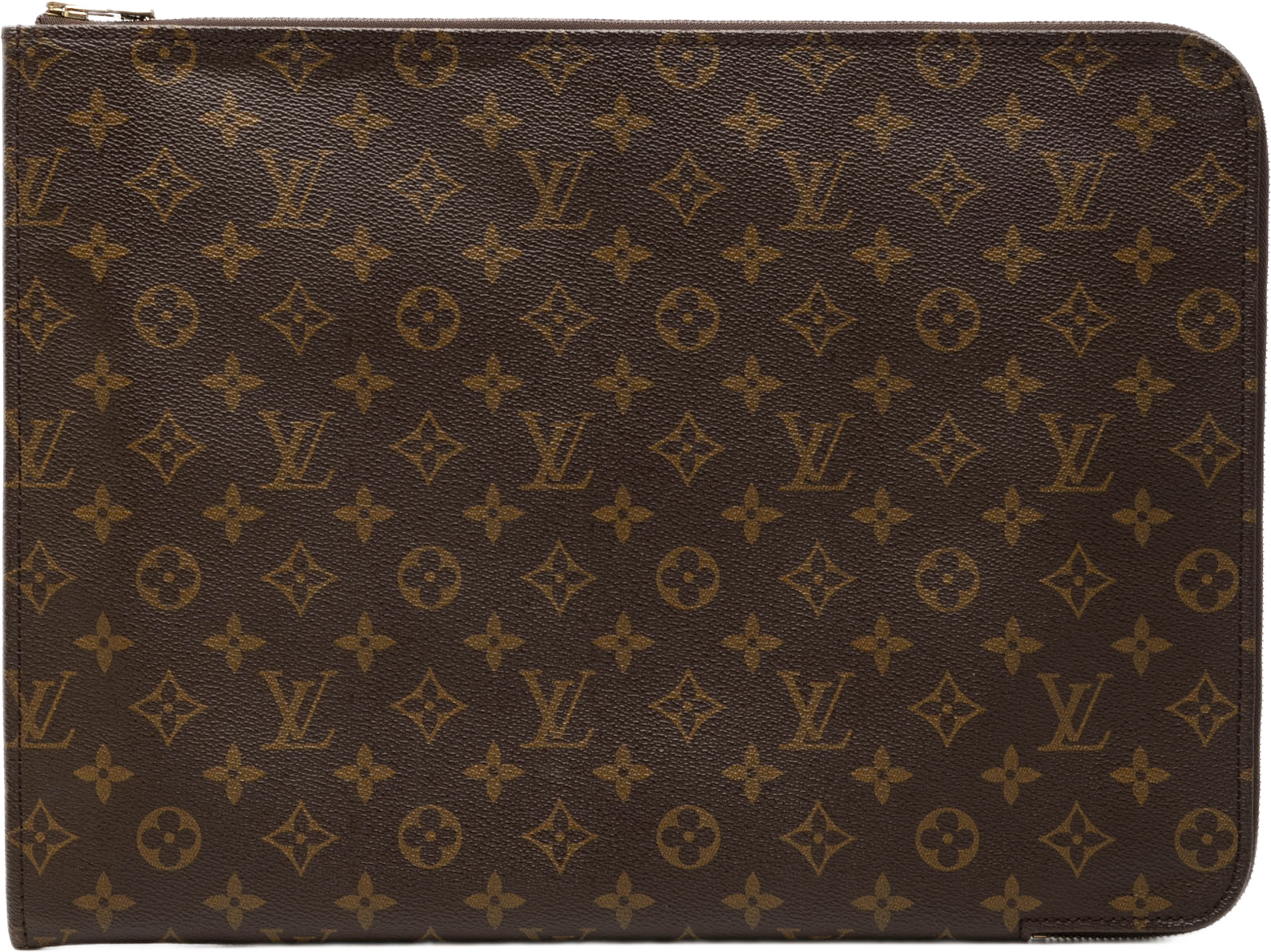 Louis Vuitton Monogram Poche Documents Portfolio, från Luxclusif, i färgen brun. Klicka för att öppna bilden i stort format