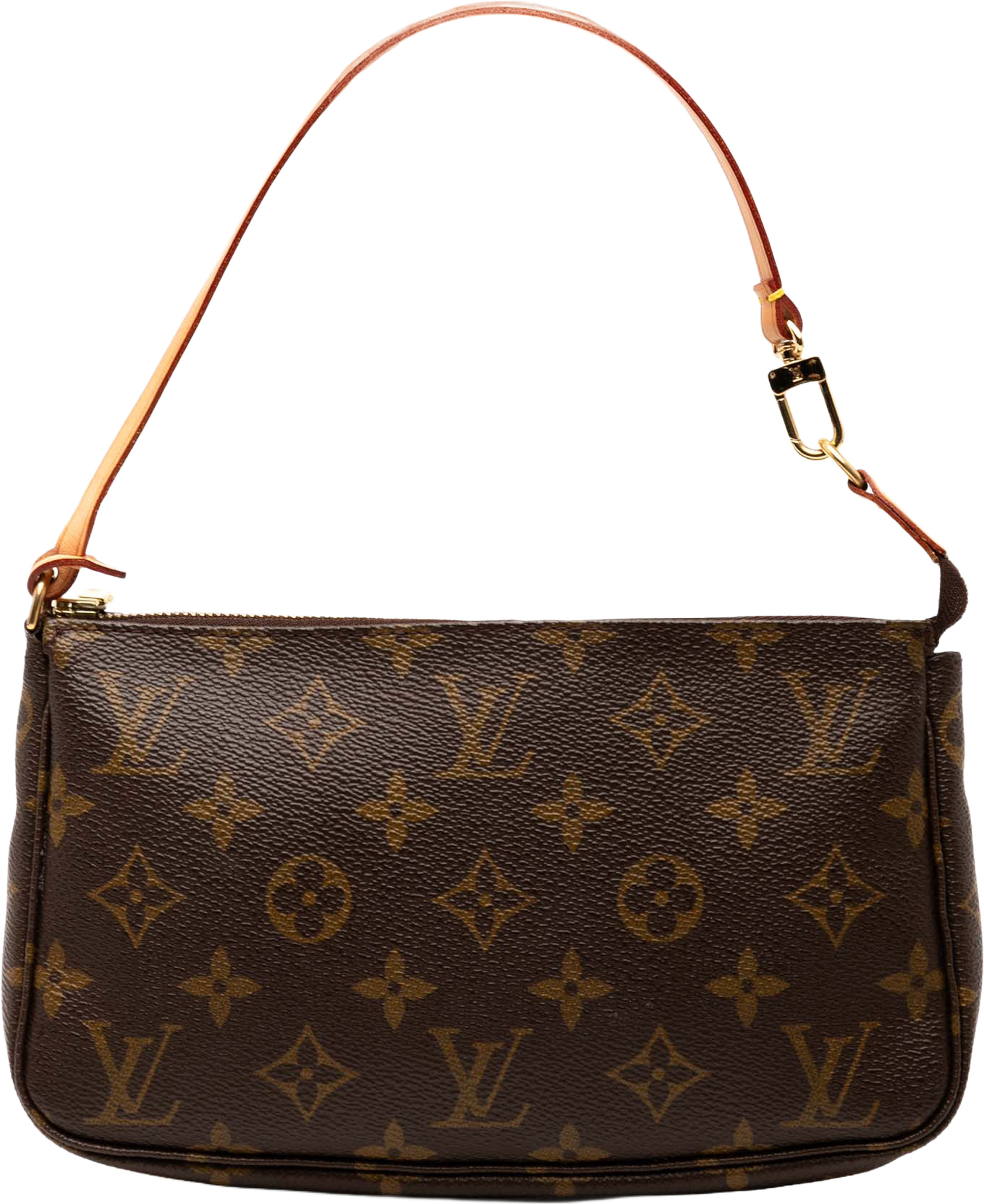 Louis Vuitton Monogram Pochette Accessoires, från Luxclusif, i färgen brown. Klicka för att öppna bilden i stort format