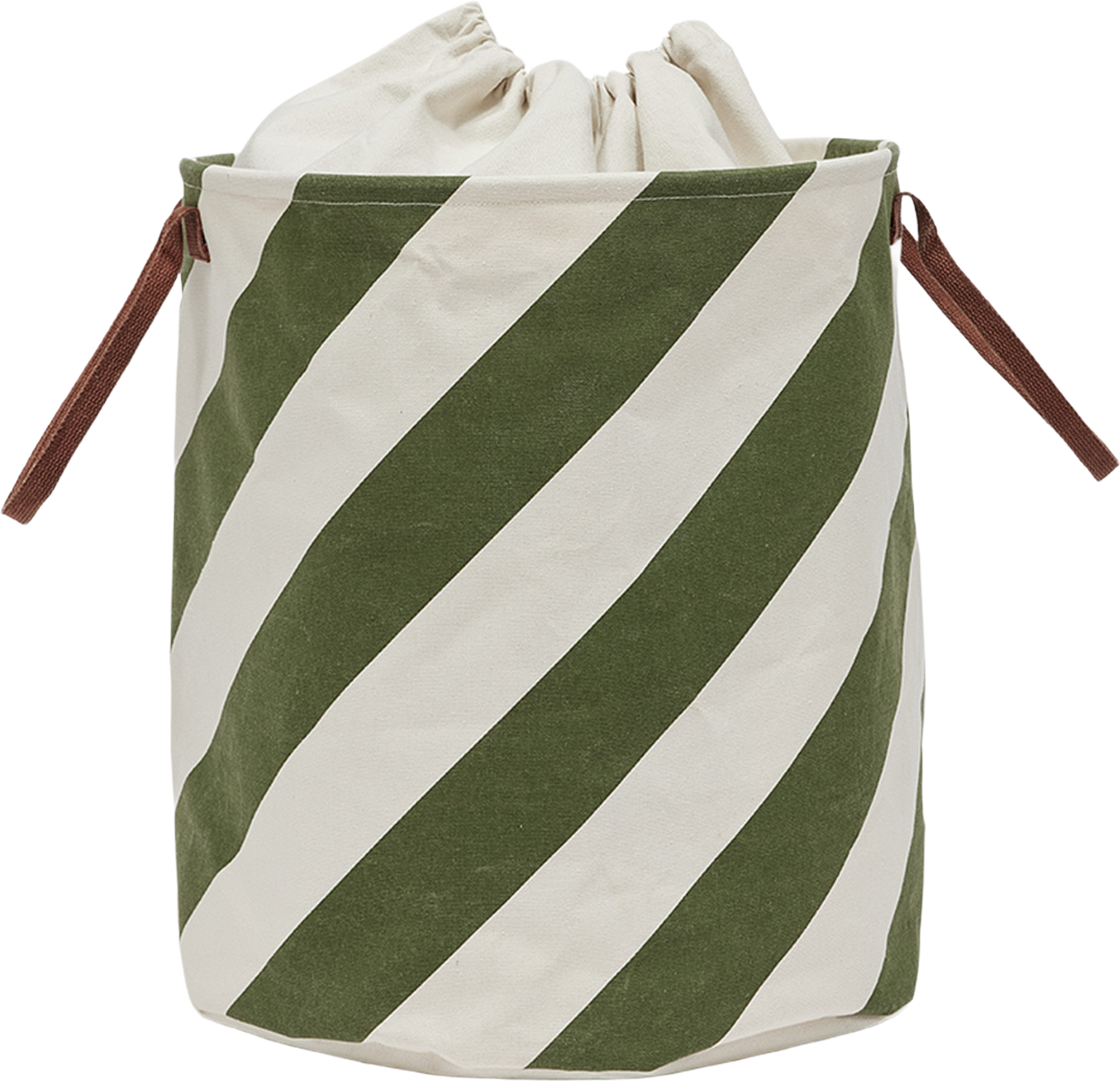 Sakki Storage Basket, från OYOY Living, i färgen olive. Klicka för att öppna bilden i stort format