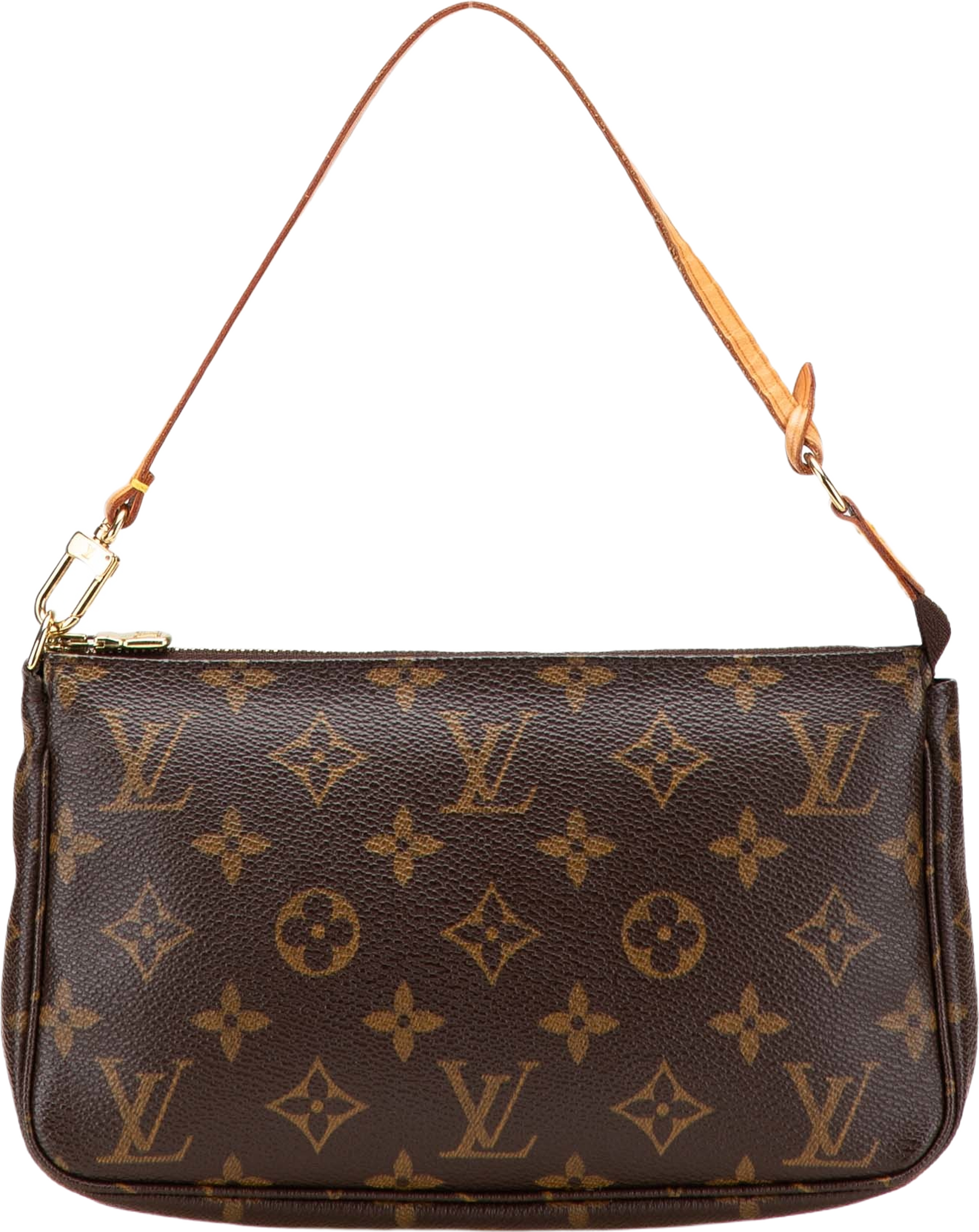 Louis Vuitton Monogram Pochette Accessoires, från Luxclusif, i färgen brown. Klicka för att öppna bilden i stort format