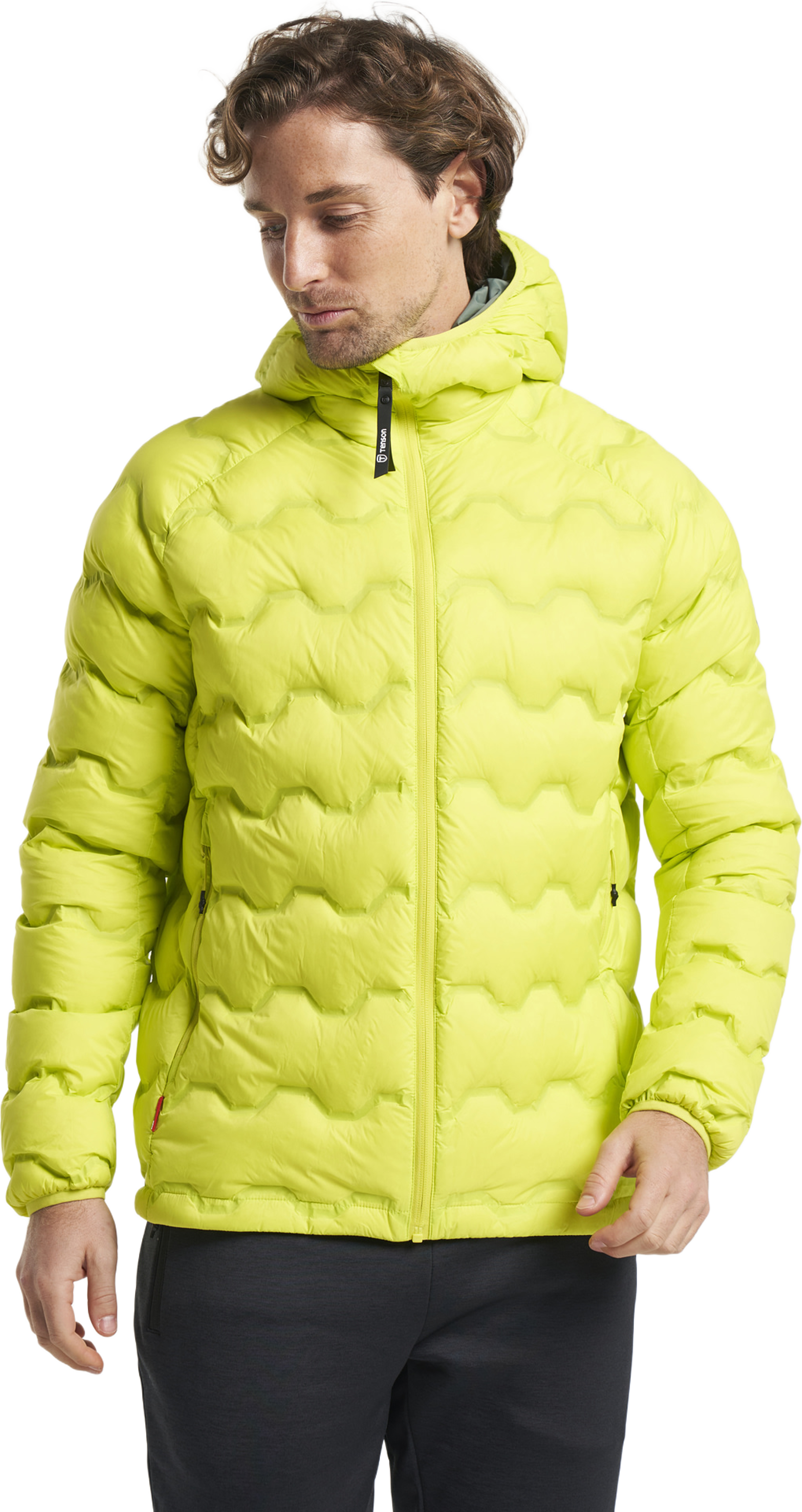 Txlite Shibui Down Jacket Men, från Tenson, i färgen ljusgul. Klicka för att öppna bilden i stort format