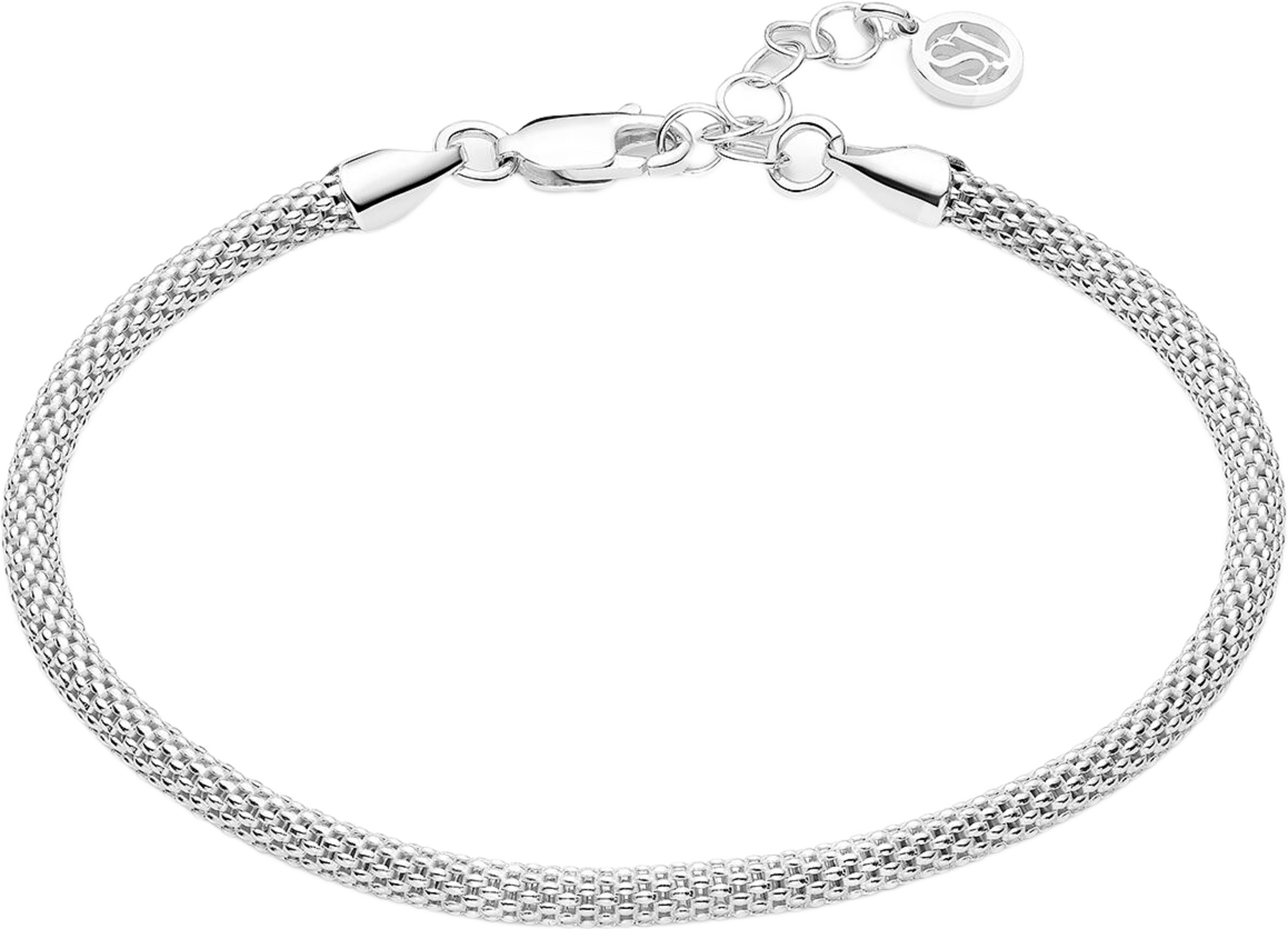 Rete Bracelet, från Sif Jakobs Jewellery, i färgen silver. Klicka för att öppna bilden i stort format