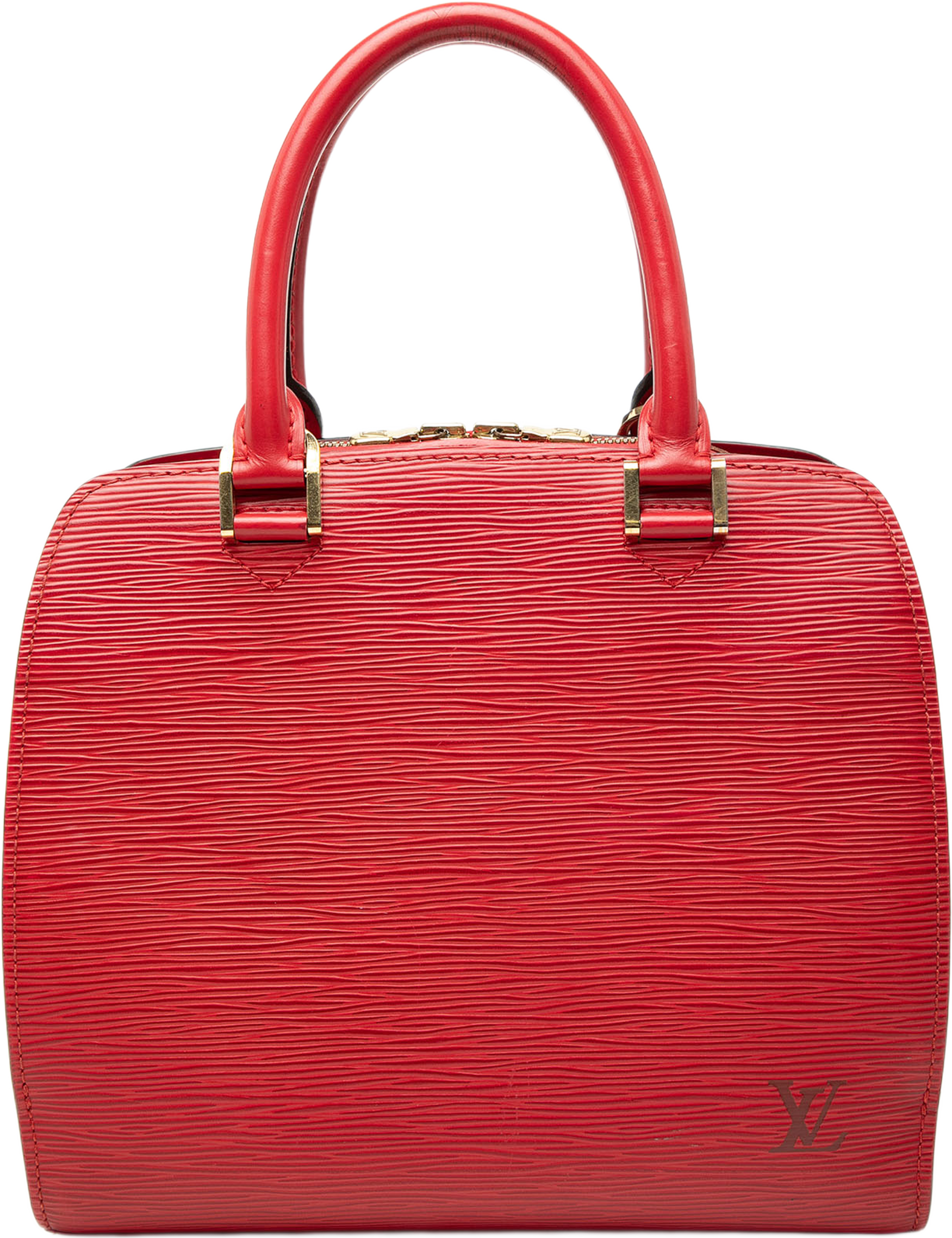 Louis Vuitton Epi Sablons, från Luxclusif, i färgen röd. Klicka för att öppna bilden i stort format