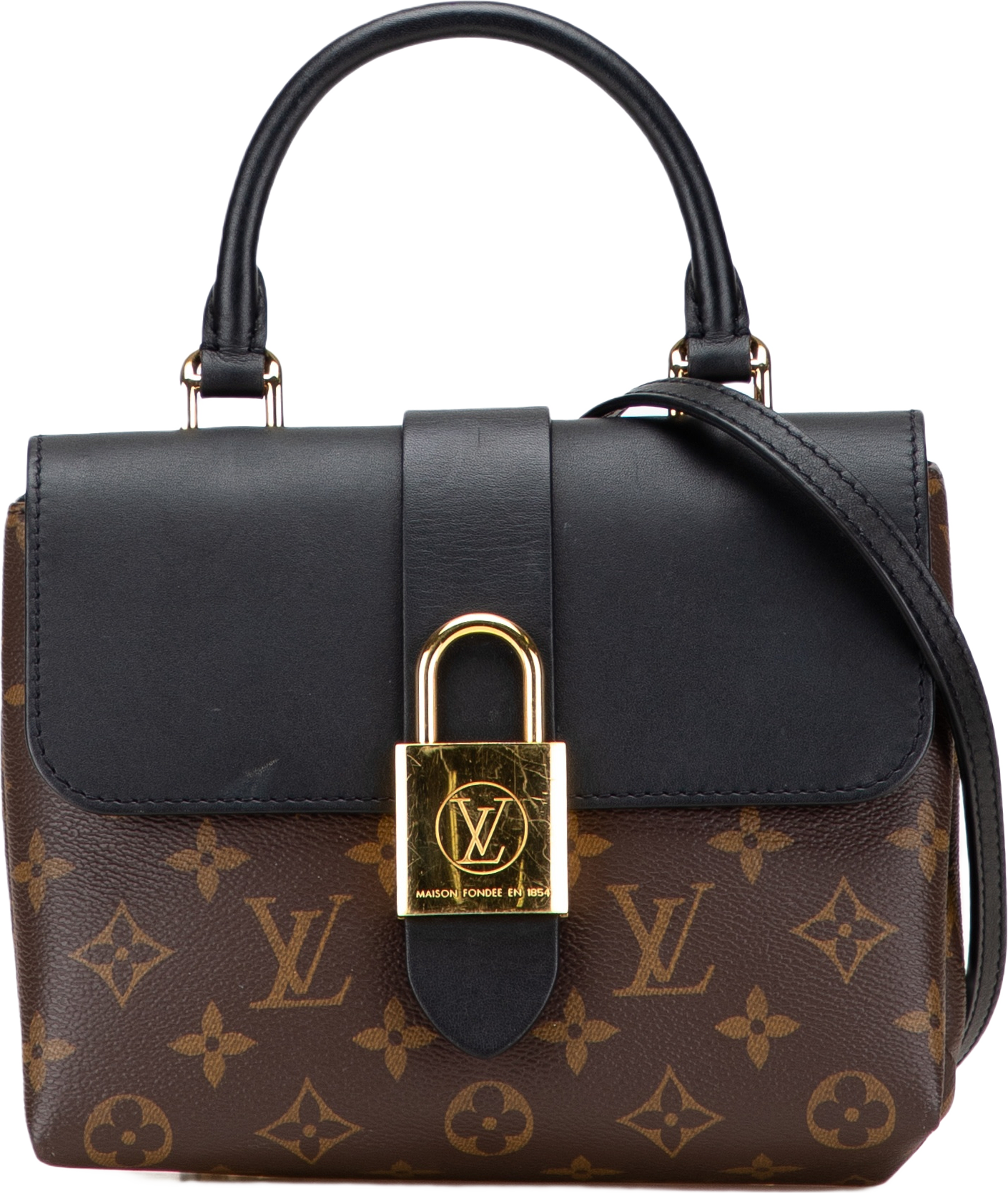 Louis Vuitton Monogram Locky Bb, från Luxclusif, i färgen brown. Klicka för att öppna bilden i stort format