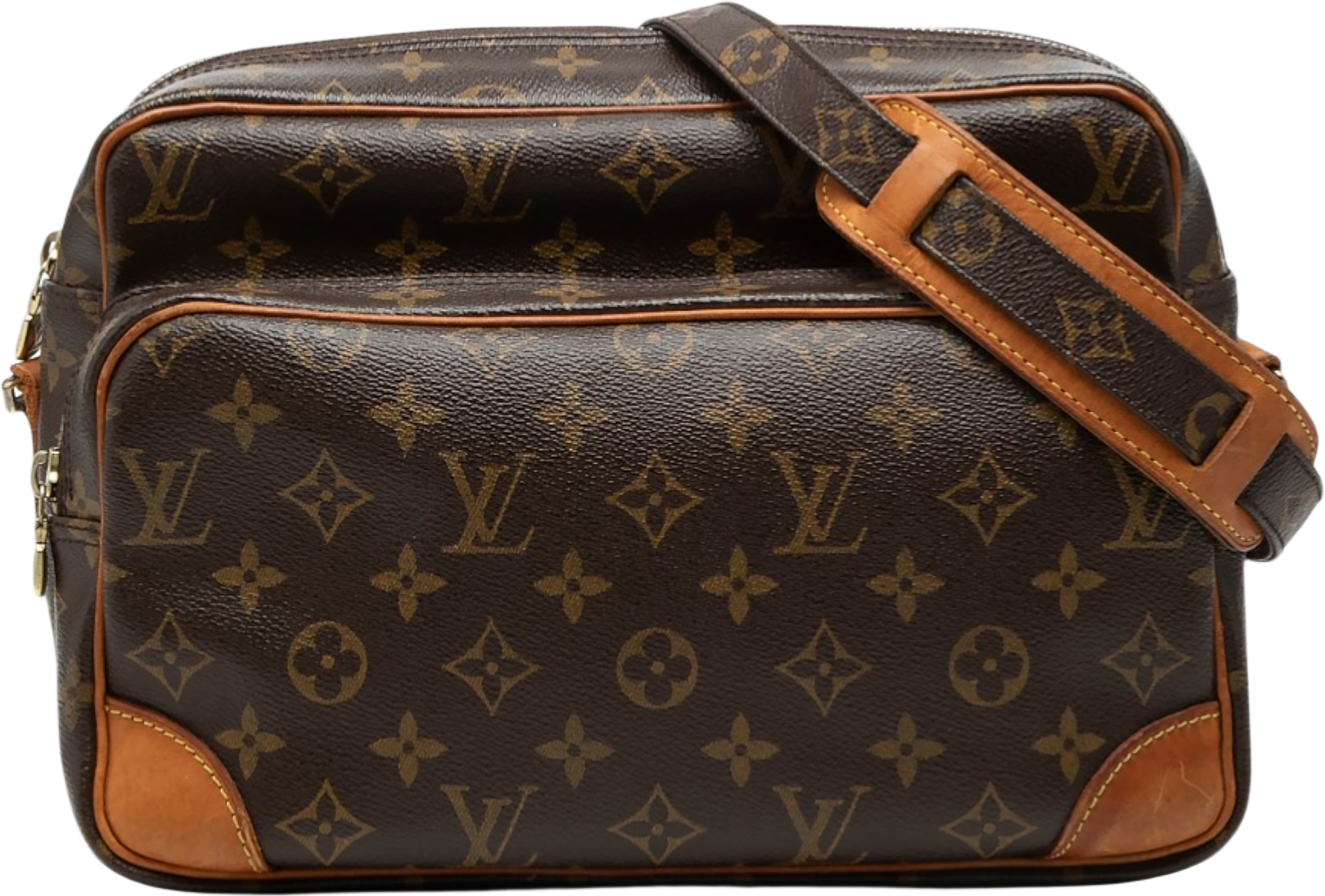 Louis Vuitton Monogram Nil Crossbody, från Luxclusif, i färgen brown. Klicka för att öppna bilden i stort format