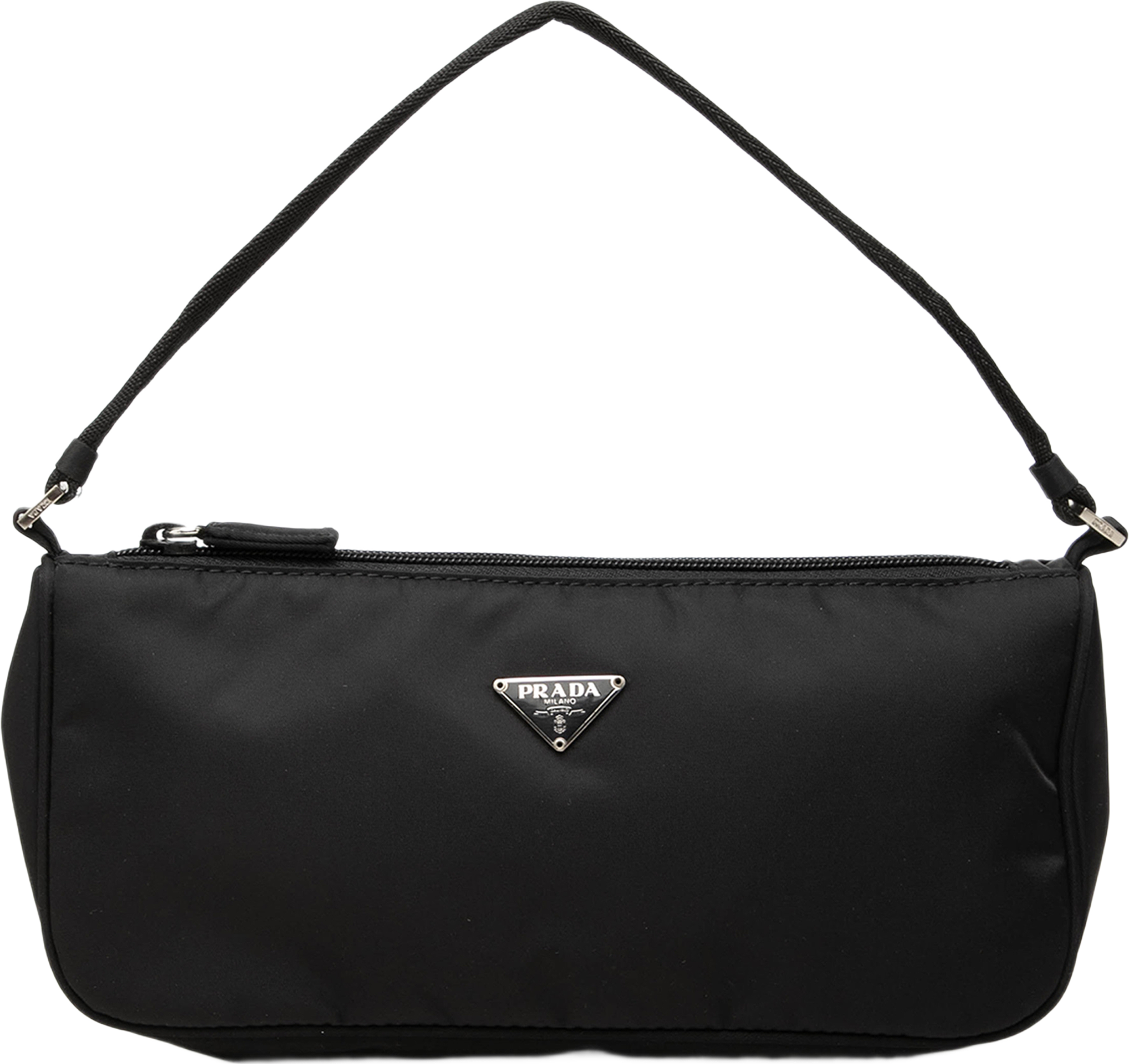 Prada Tessuto Pochette, från Luxclusif, i färgen svart. Klicka för att öppna bilden i stort format