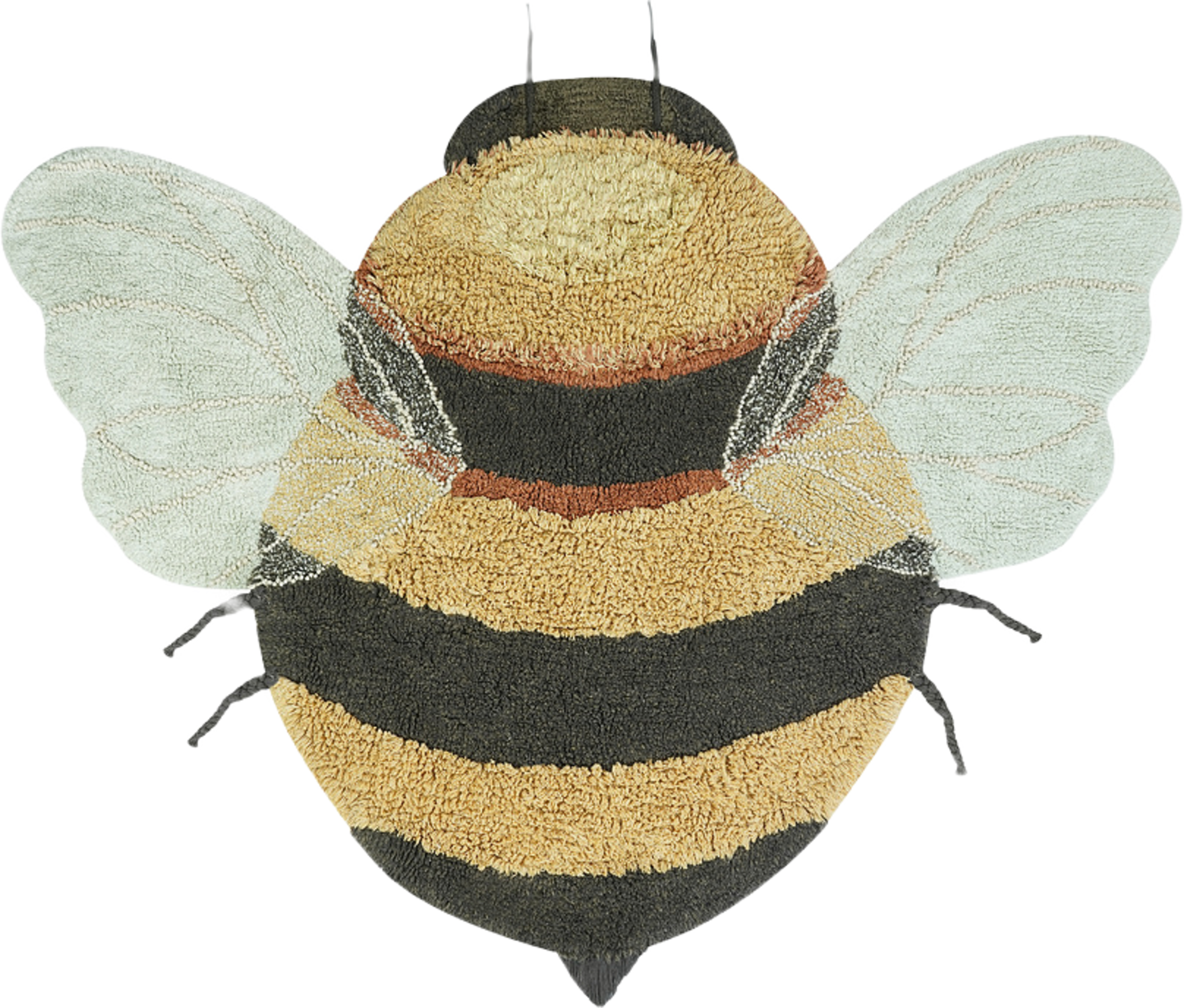 Tvättbar Bomullsmatta Bee