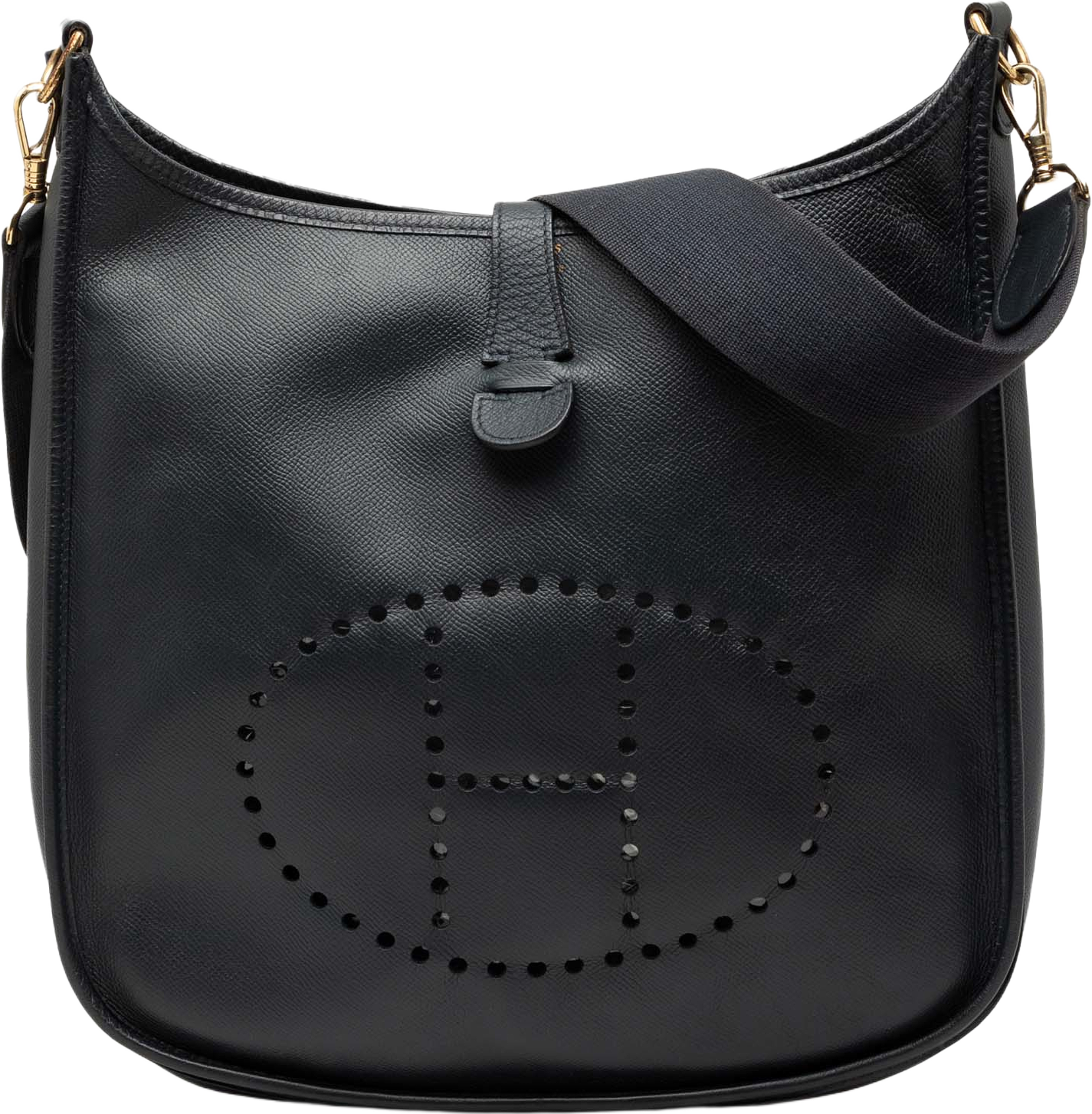 Hermès Epsom Evelyne Gm, från Luxclusif, i färgen black. Klicka för att öppna bilden i stort format