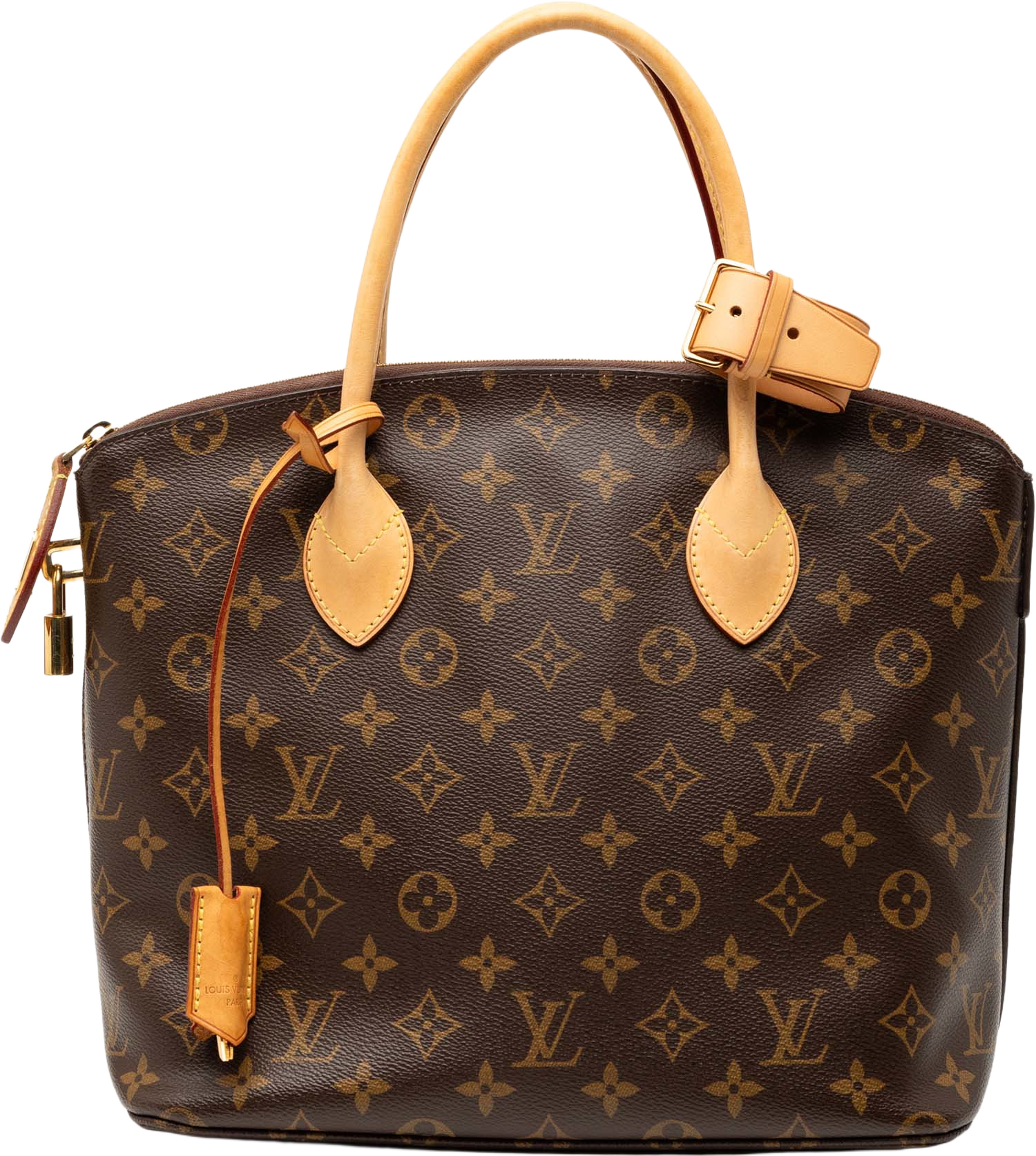 Louis Vuitton Monogram Lockit Pm, från Luxclusif, i färgen brown. Klicka för att öppna bilden i stort format