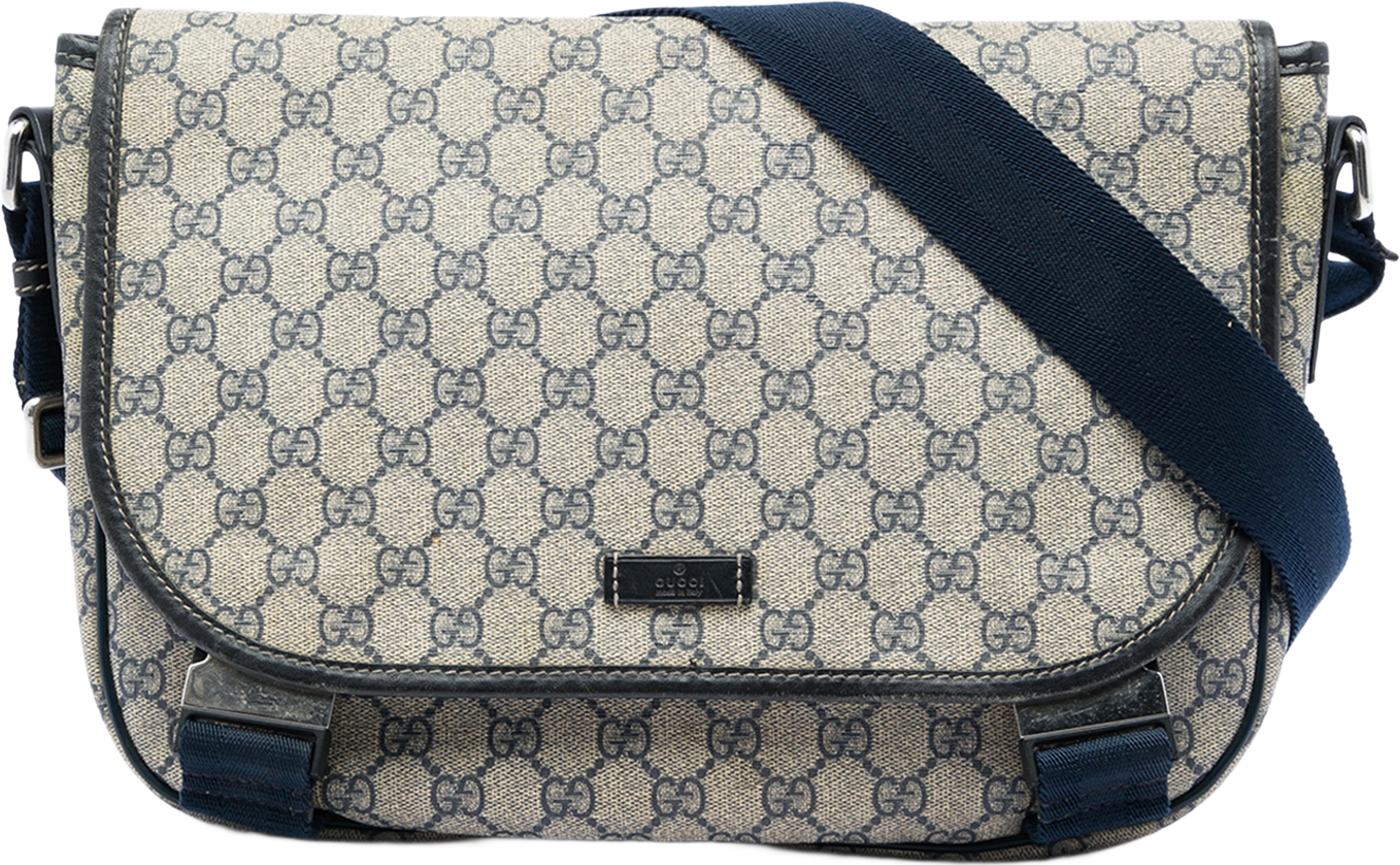 Gucci Gg Supreme Crossbody, från Luxclusif, i färgen beige. Klicka för att öppna bilden i stort format