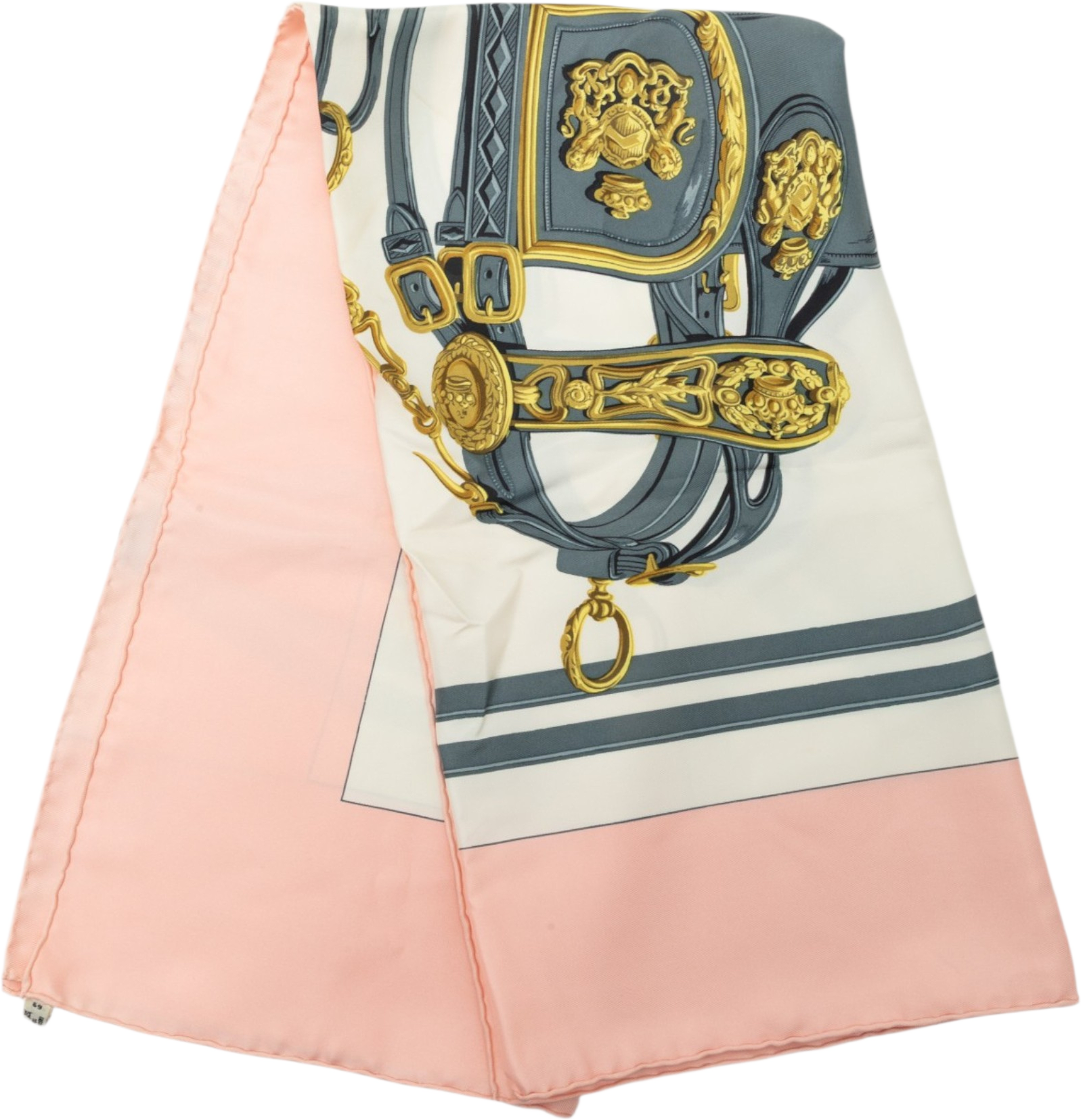 Hermès Brides De Gala Silk Scarf 90, från Luxclusif, i färgen rosa. Klicka för att öppna bilden i stort format