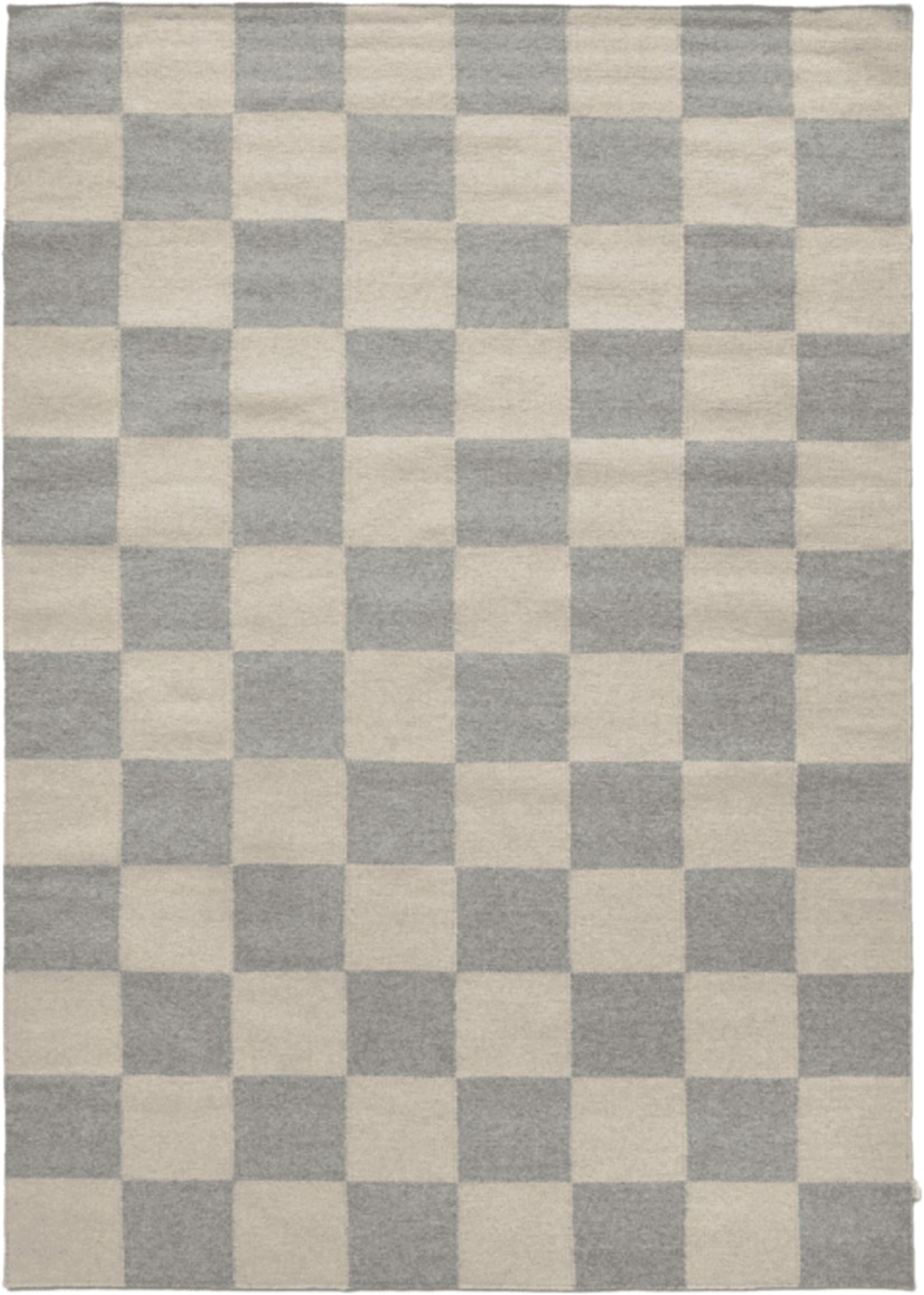 Matta Squares 170x230, från Classic Collection, i färgen grå/natur. Klicka för att öppna bilden i stort format