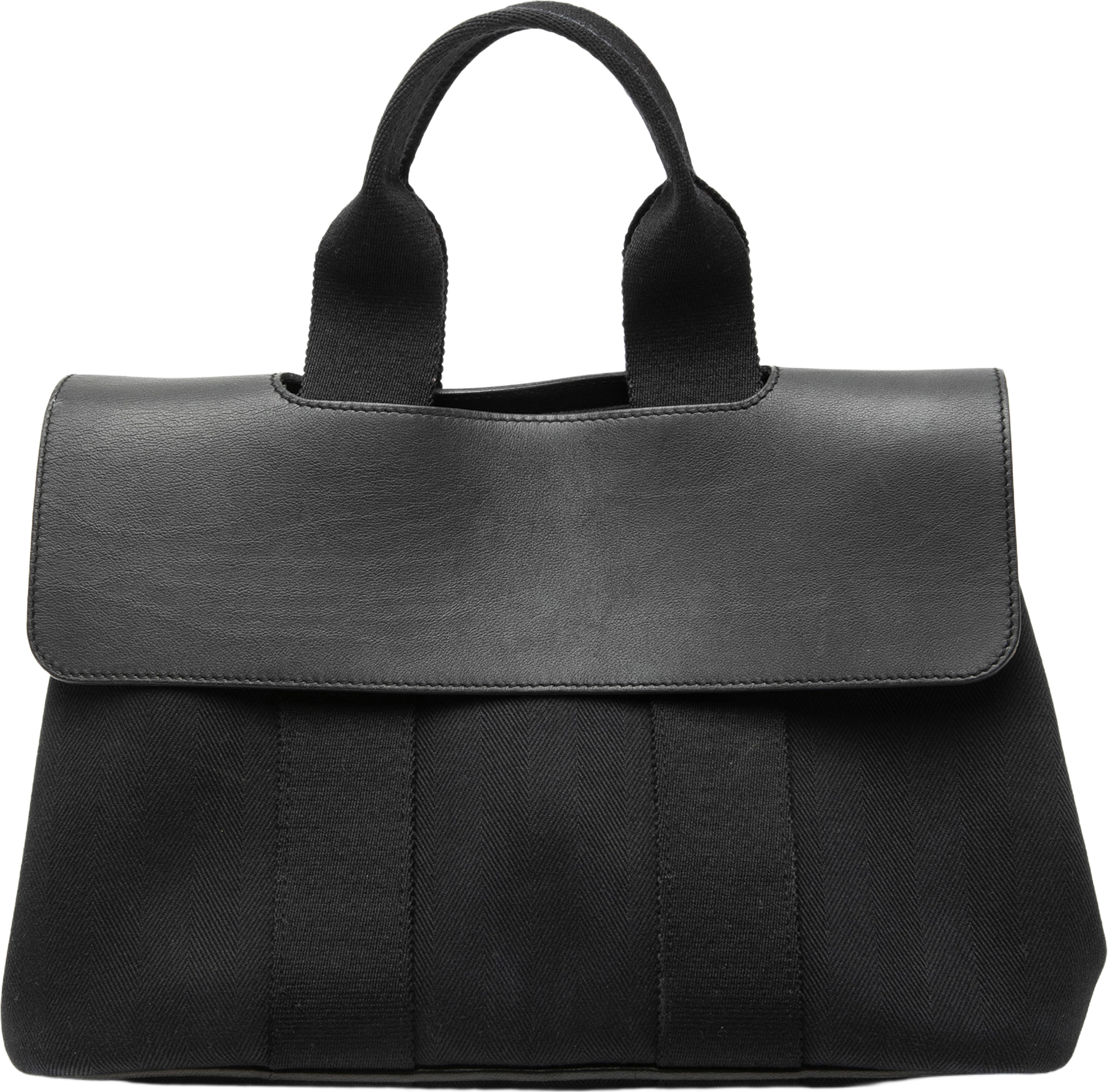 Hermès Toile And Swift Valparaiso Pm, från Luxclusif, i färgen black. Klicka för att öppna bilden i stort format