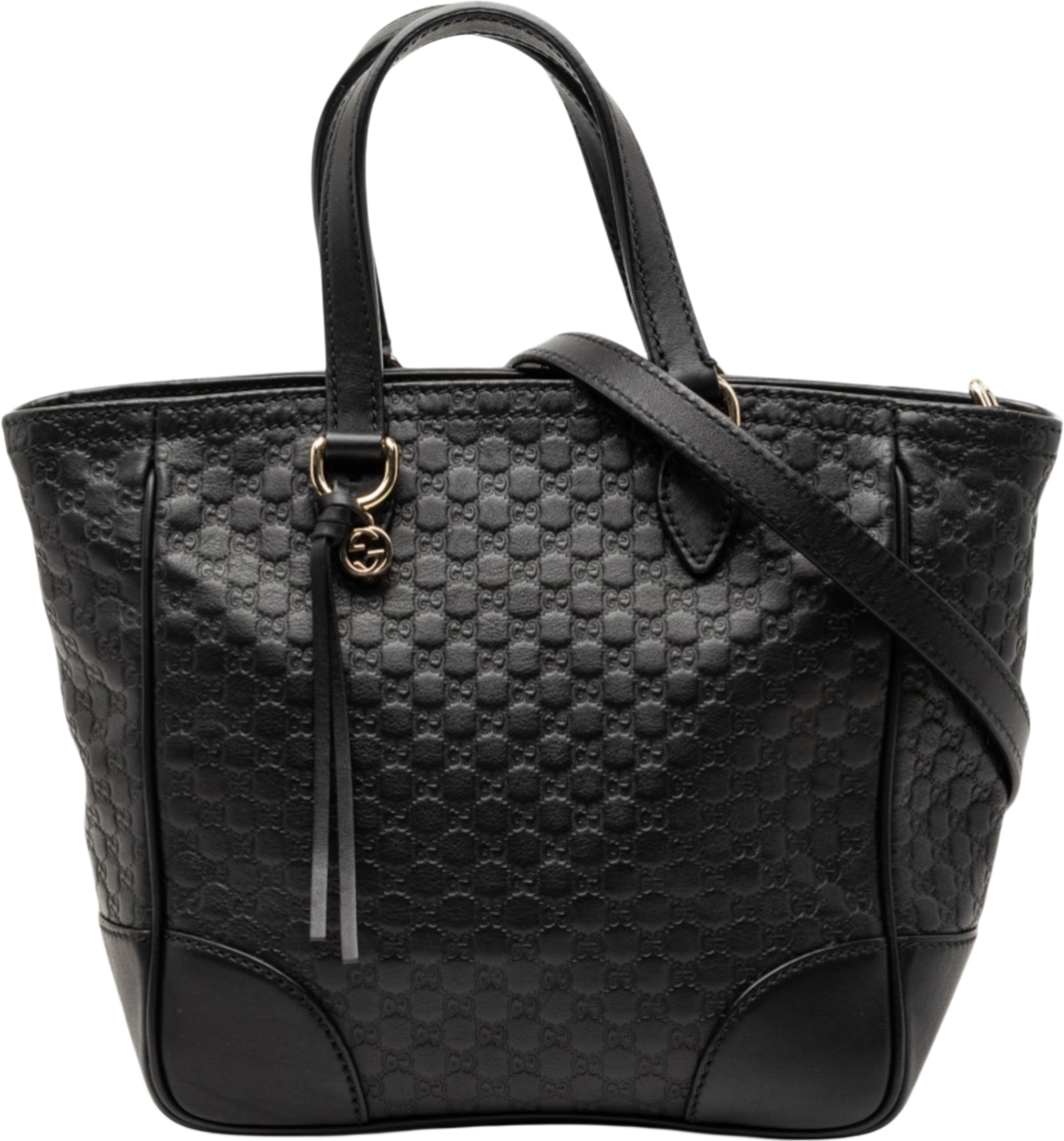 Gucci Small Microguccissima Bree Satchel, från Luxclusif, i färgen black. Klicka för att öppna bilden i stort format