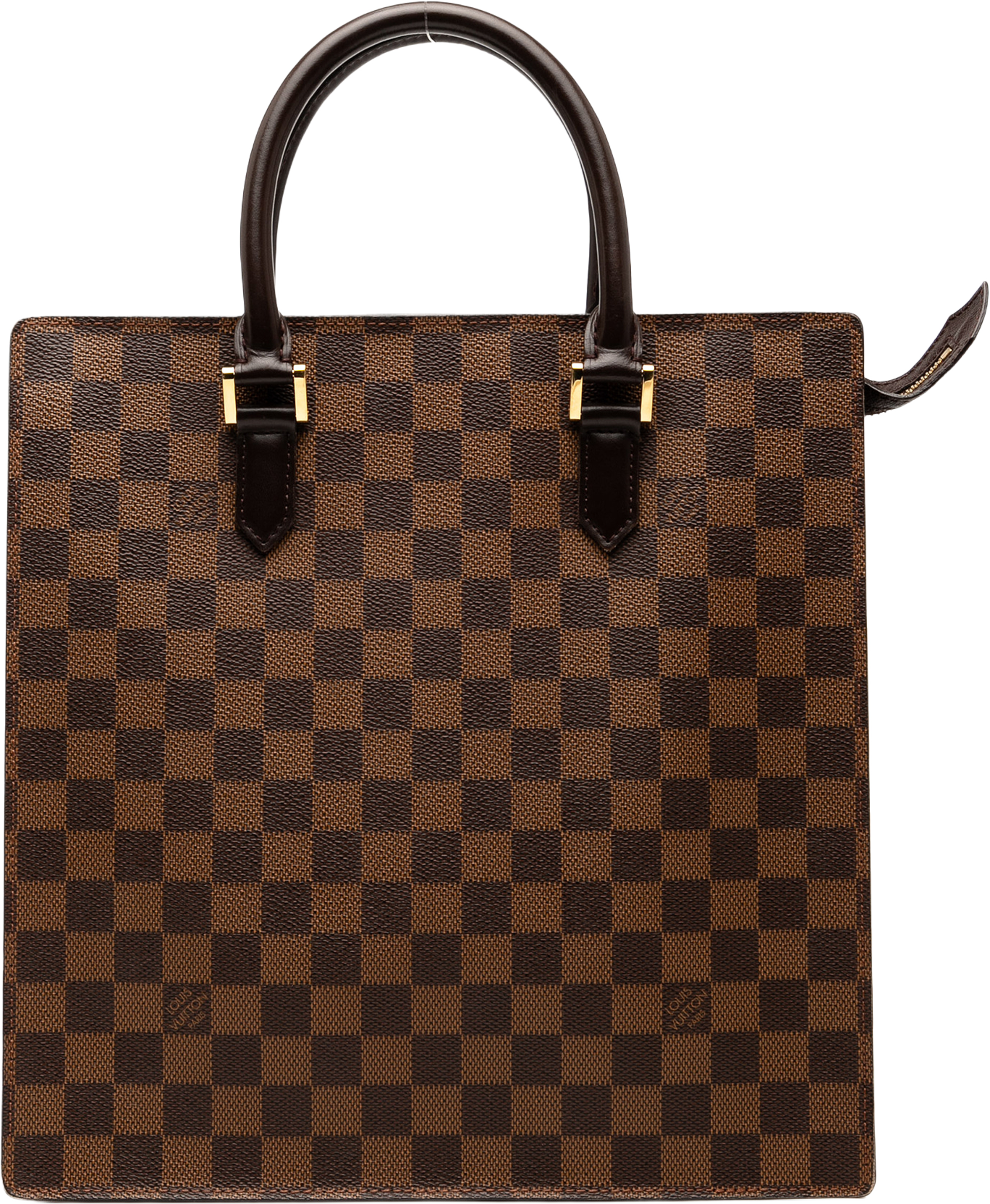 Louis Vuitton Damier Ebene Venice Sac Plat, från Luxclusif, i färgen brown. Klicka för att öppna bilden i stort format