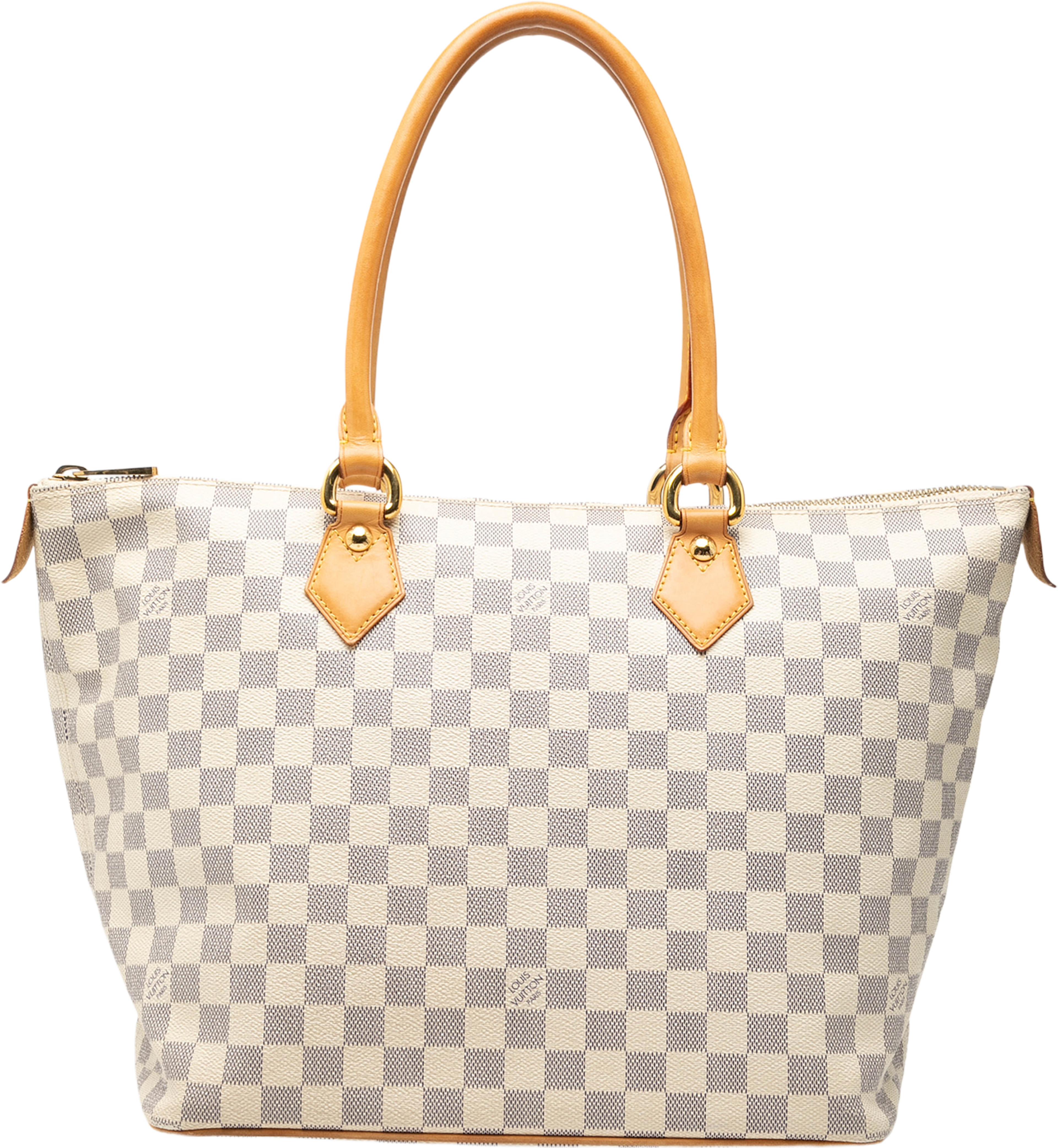 Louis Vuitton Damier Azur Saleya Mm, från Luxclusif, i färgen white. Klicka för att öppna bilden i stort format