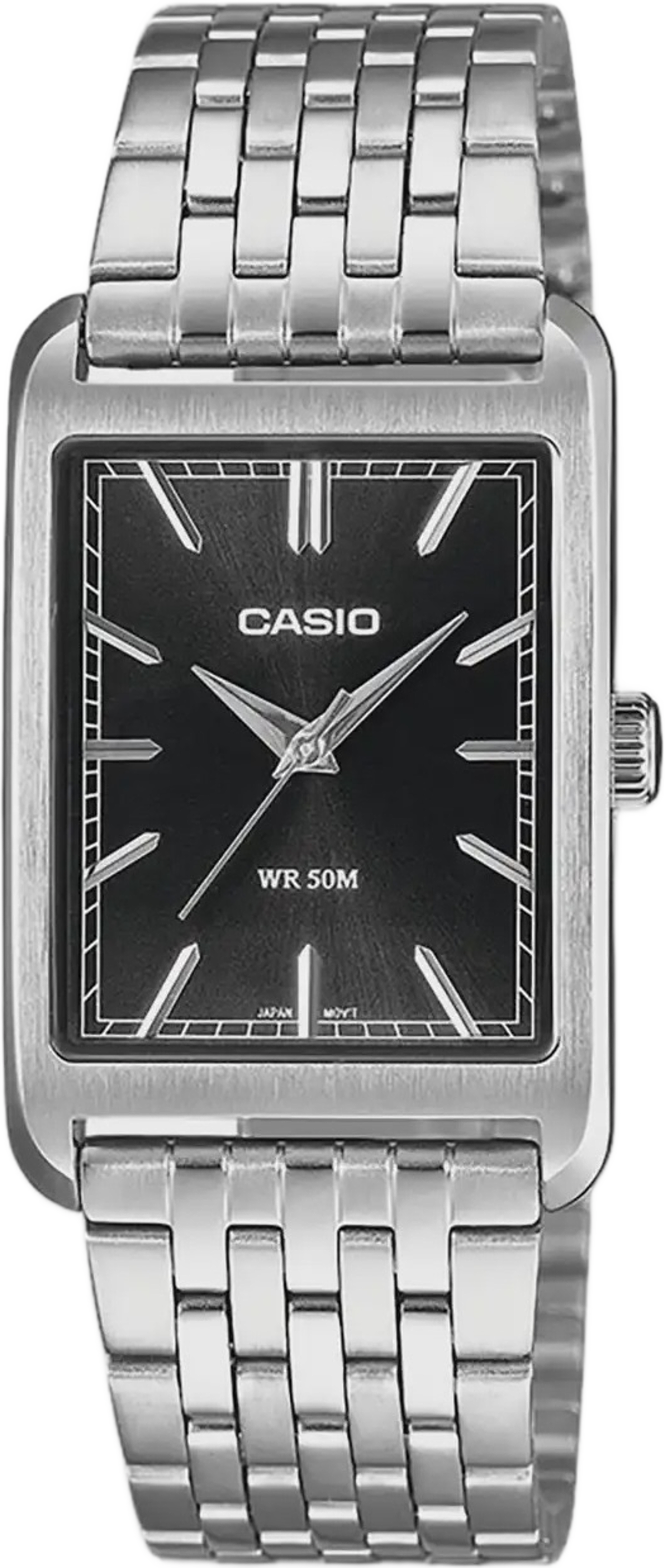 Casio Timeless Herr Svart/stl, Metallband - Mtp-b215d-1aver, från Casio, i färgen 1. Klicka för att öppna bilden i stort format