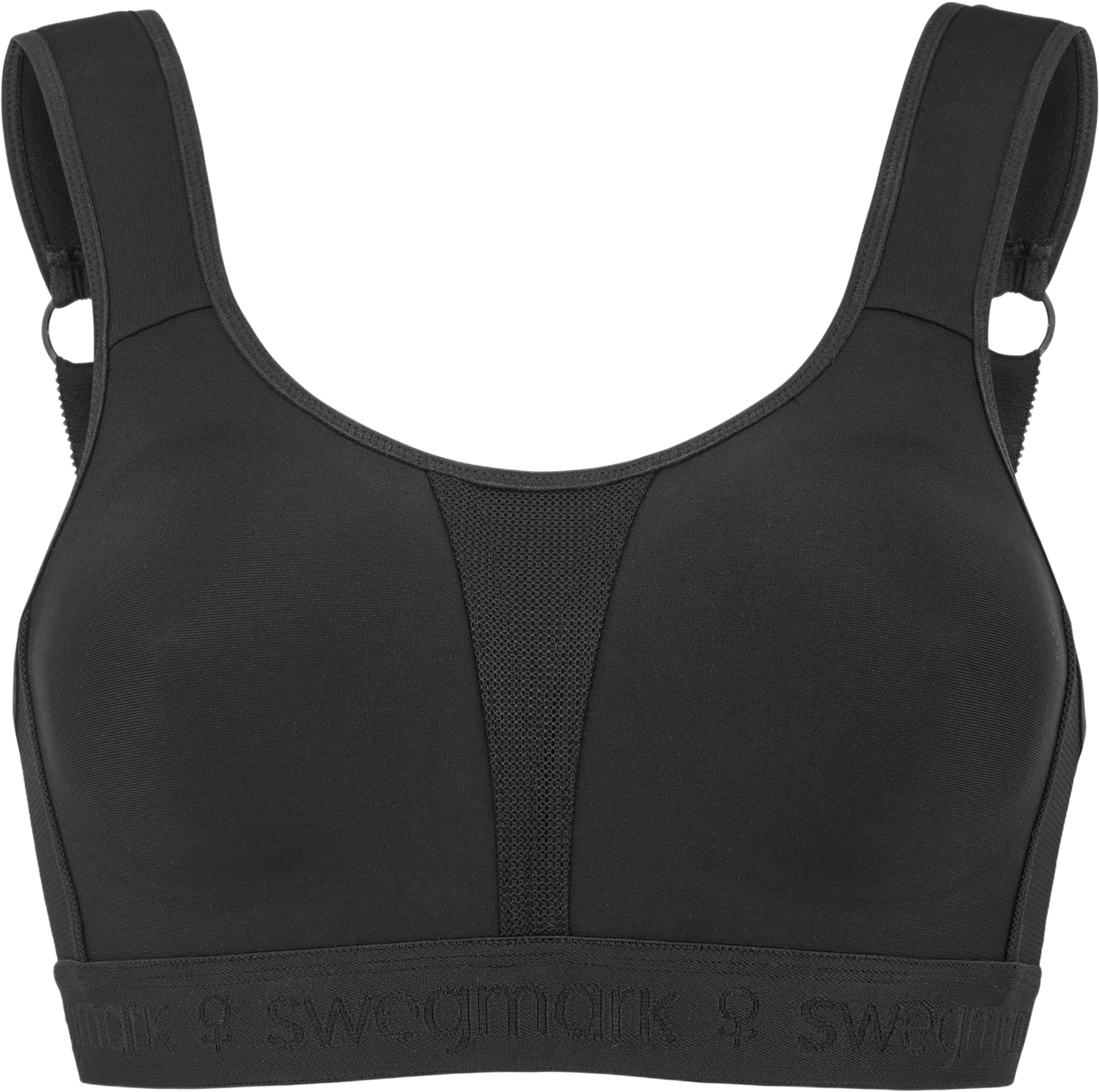 Kimberly Iconic Sport-bh, från Swegmark, i färgen black. Klicka för att öppna bilden i stort format