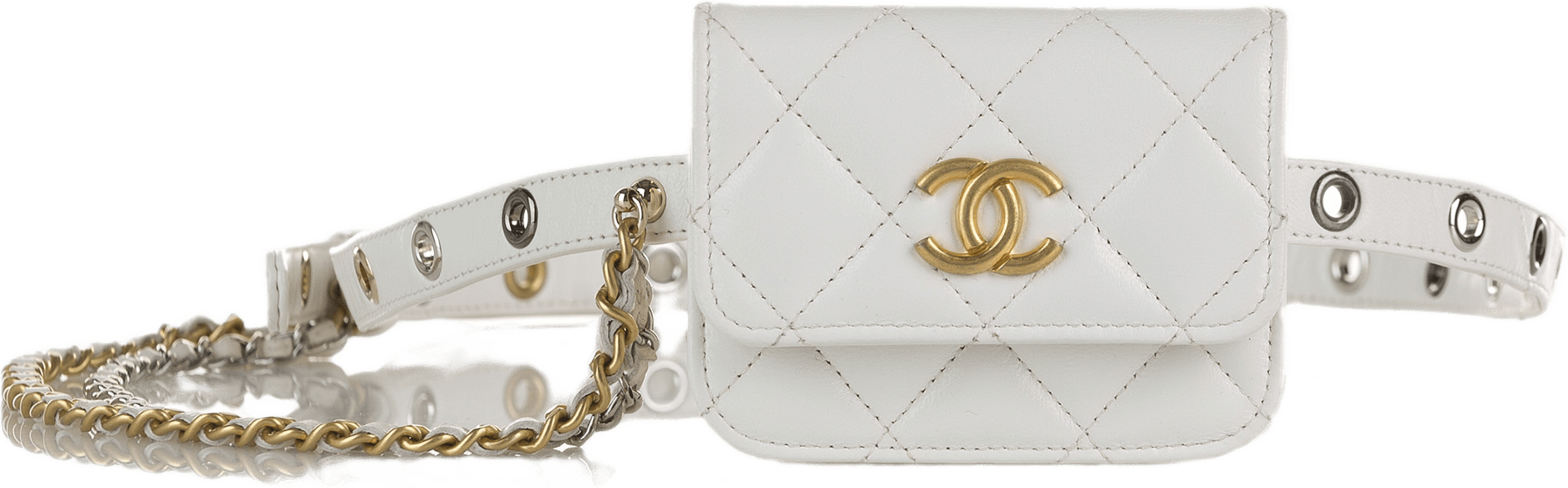 Chanel Punk Chain Leather Belt Bag