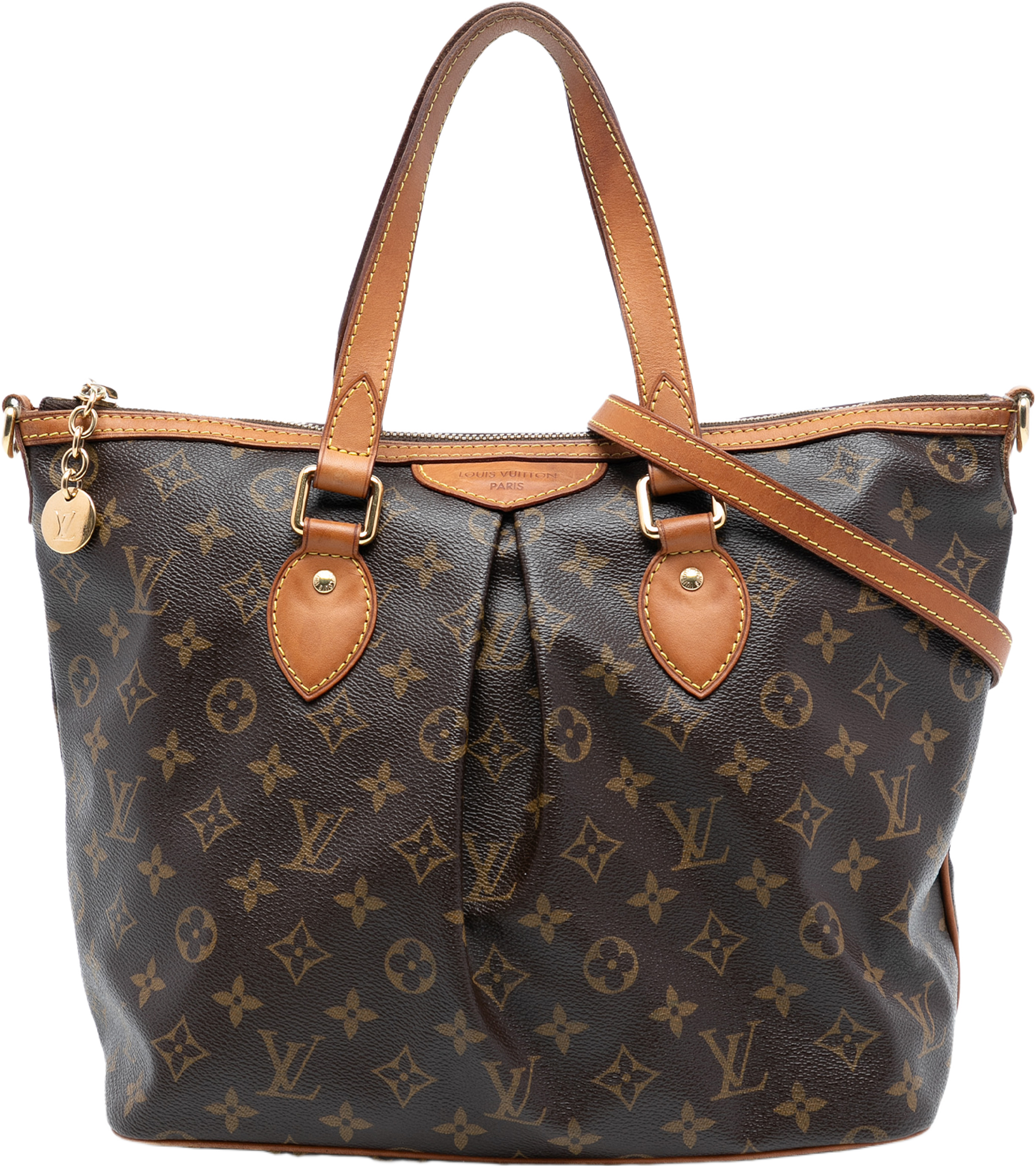 Louis Vuitton Monogram Palermo Pm, från Luxclusif, i färgen brown. Klicka för att öppna bilden i stort format