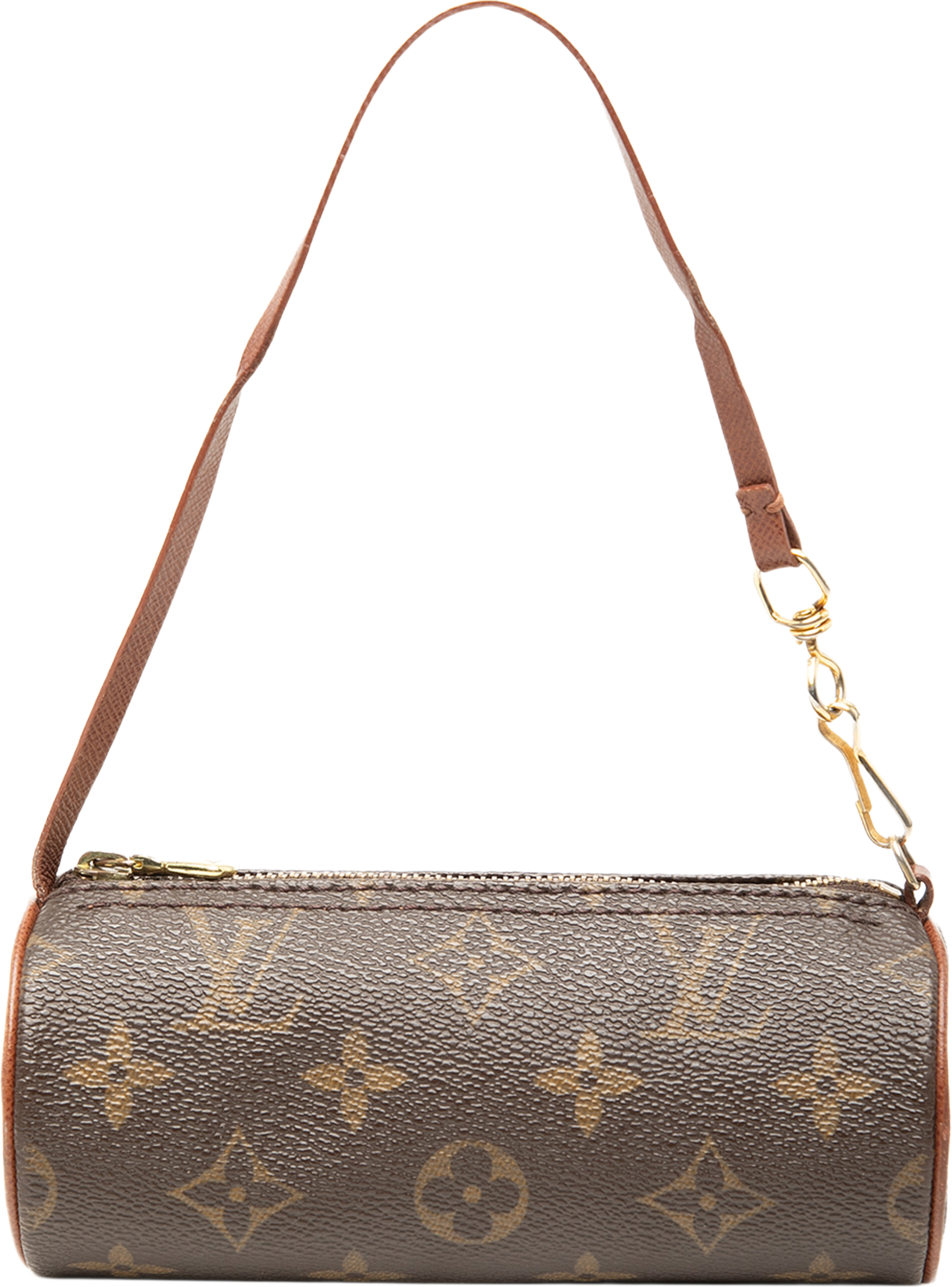 Louis Vuitton Monogram Papillon Pochette, från Luxclusif, i färgen brun. Klicka för att öppna bilden i stort format