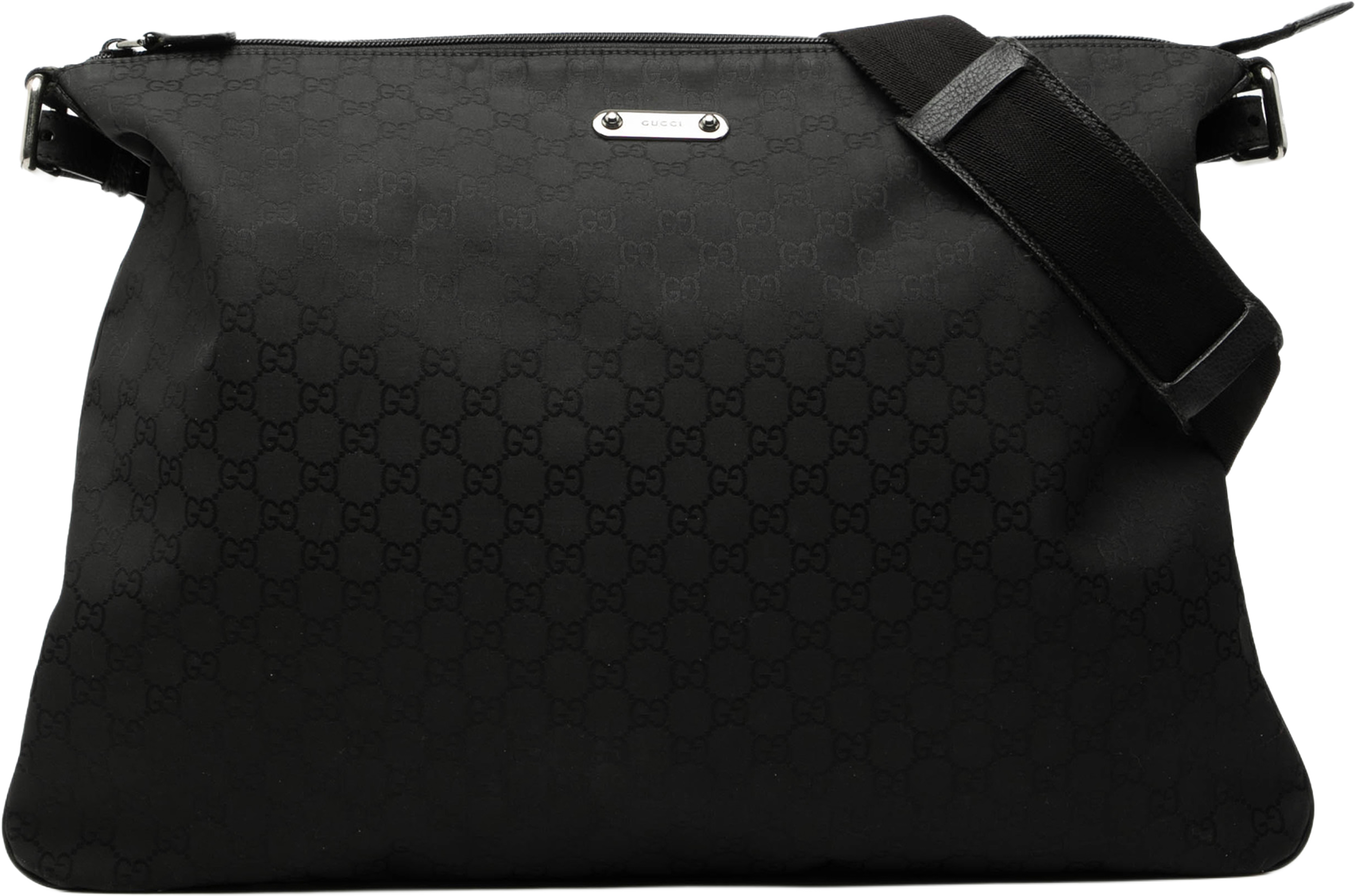 Gucci Gg Nylon Crossbody, från Luxclusif, i färgen black. Klicka för att öppna bilden i stort format