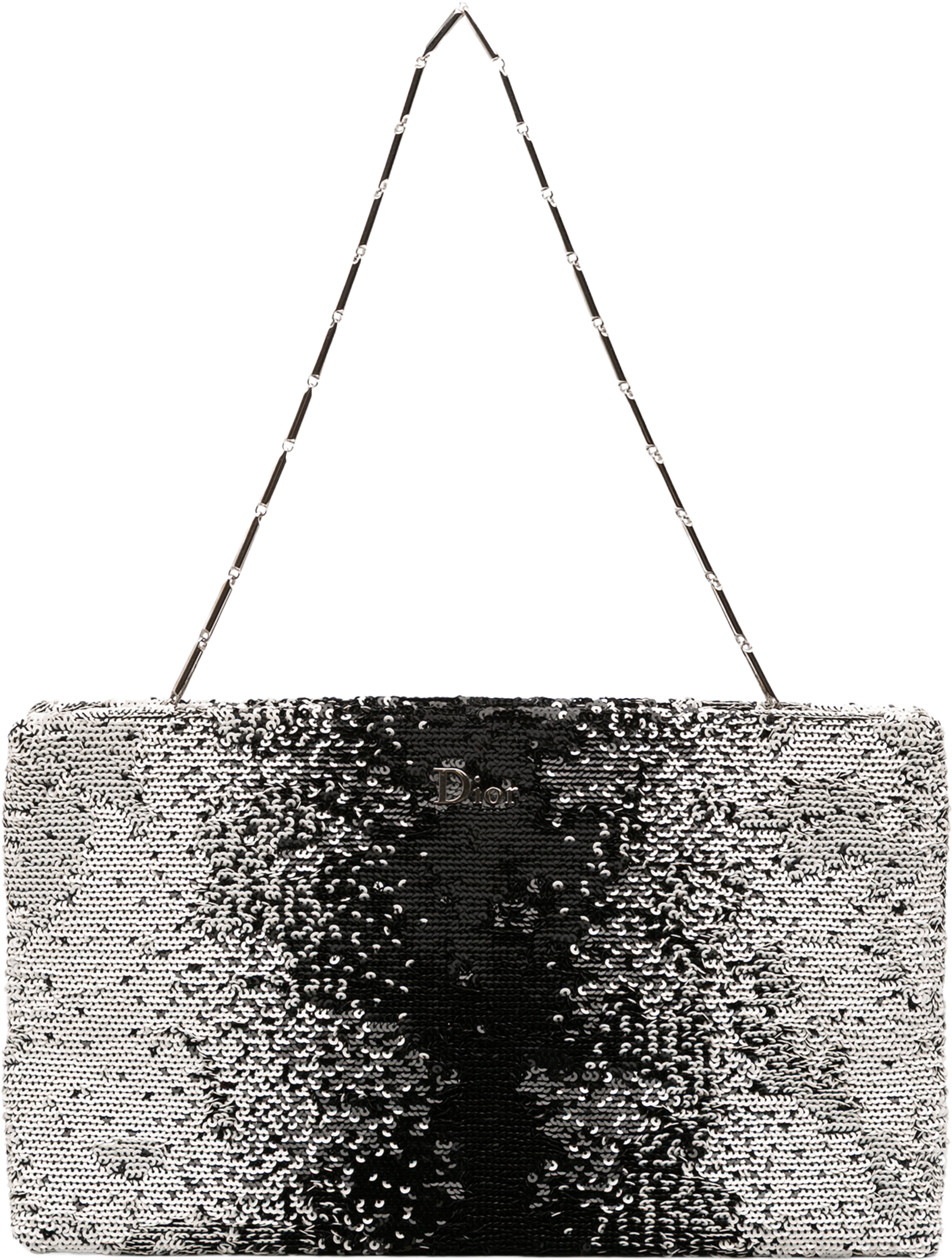 Dior Sequin Clutch, från Luxclusif, i färgen black. Klicka för att öppna bilden i stort format