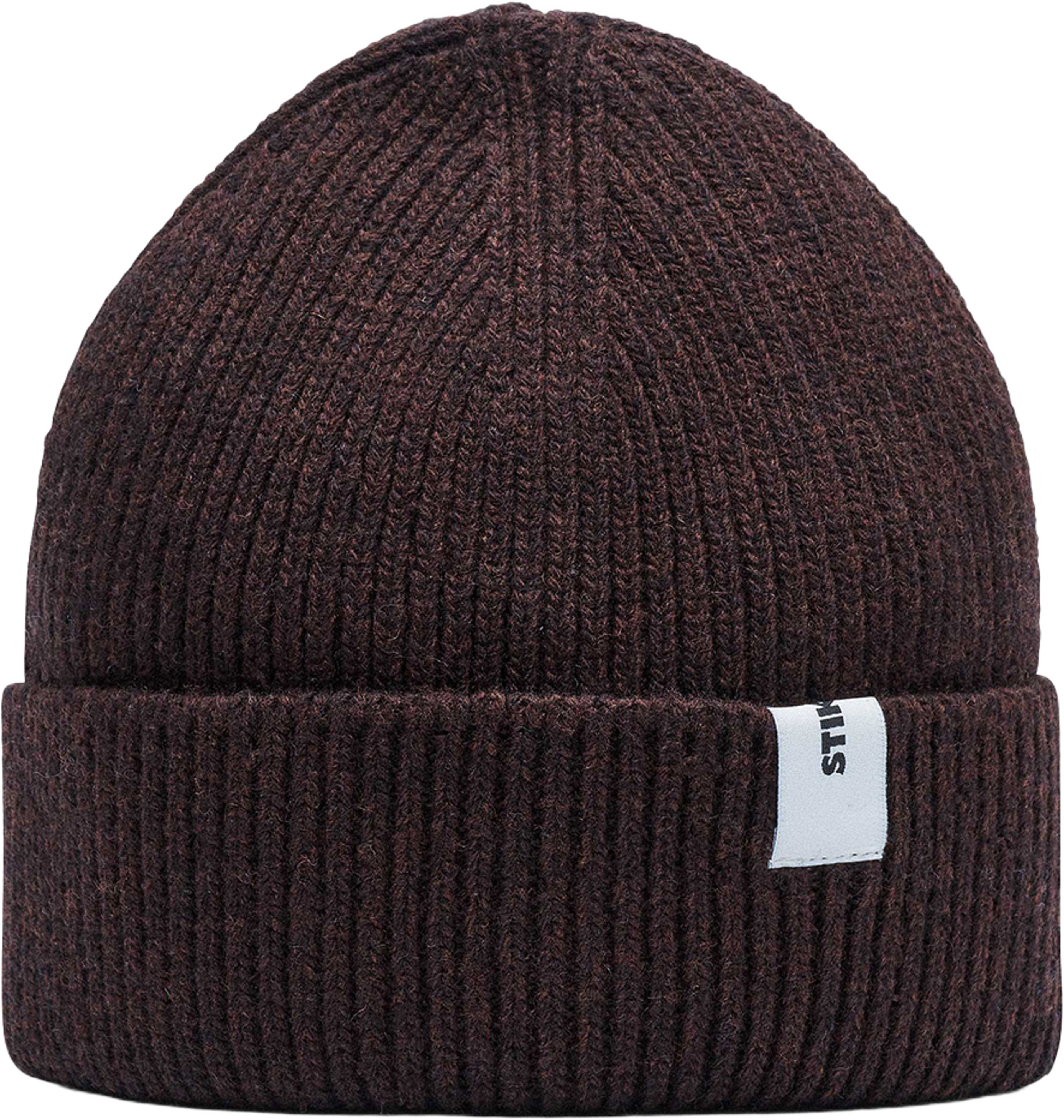 Beanie 02 Merino Regular Fit, från Stiksen, i färgen brown. Klicka för att öppna bilden i stort format