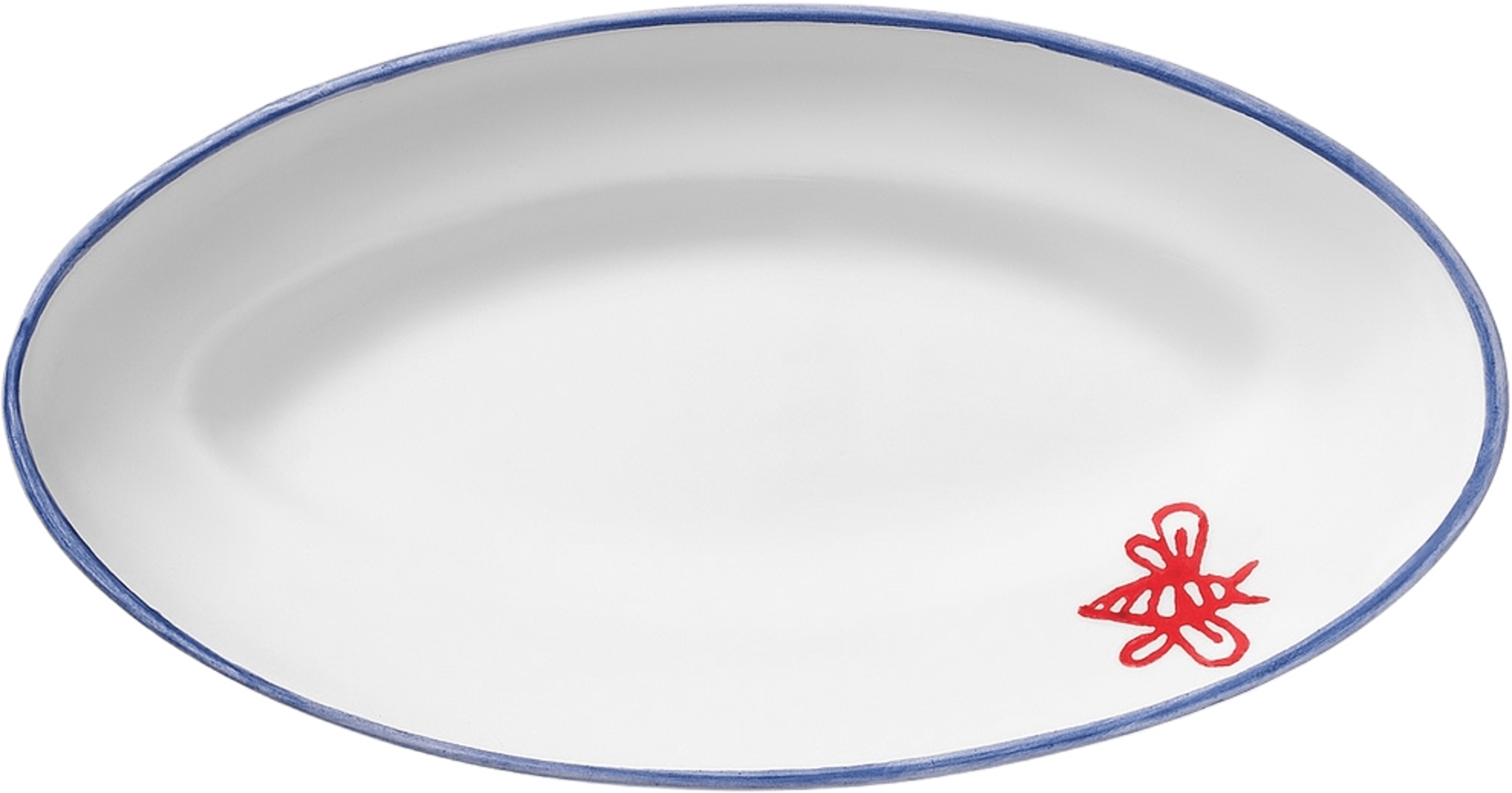 Picnic Liten Serveringstallrik - 26 Cm, från Pick A Poppy, i färgen red. Klicka för att öppna bilden i stort format