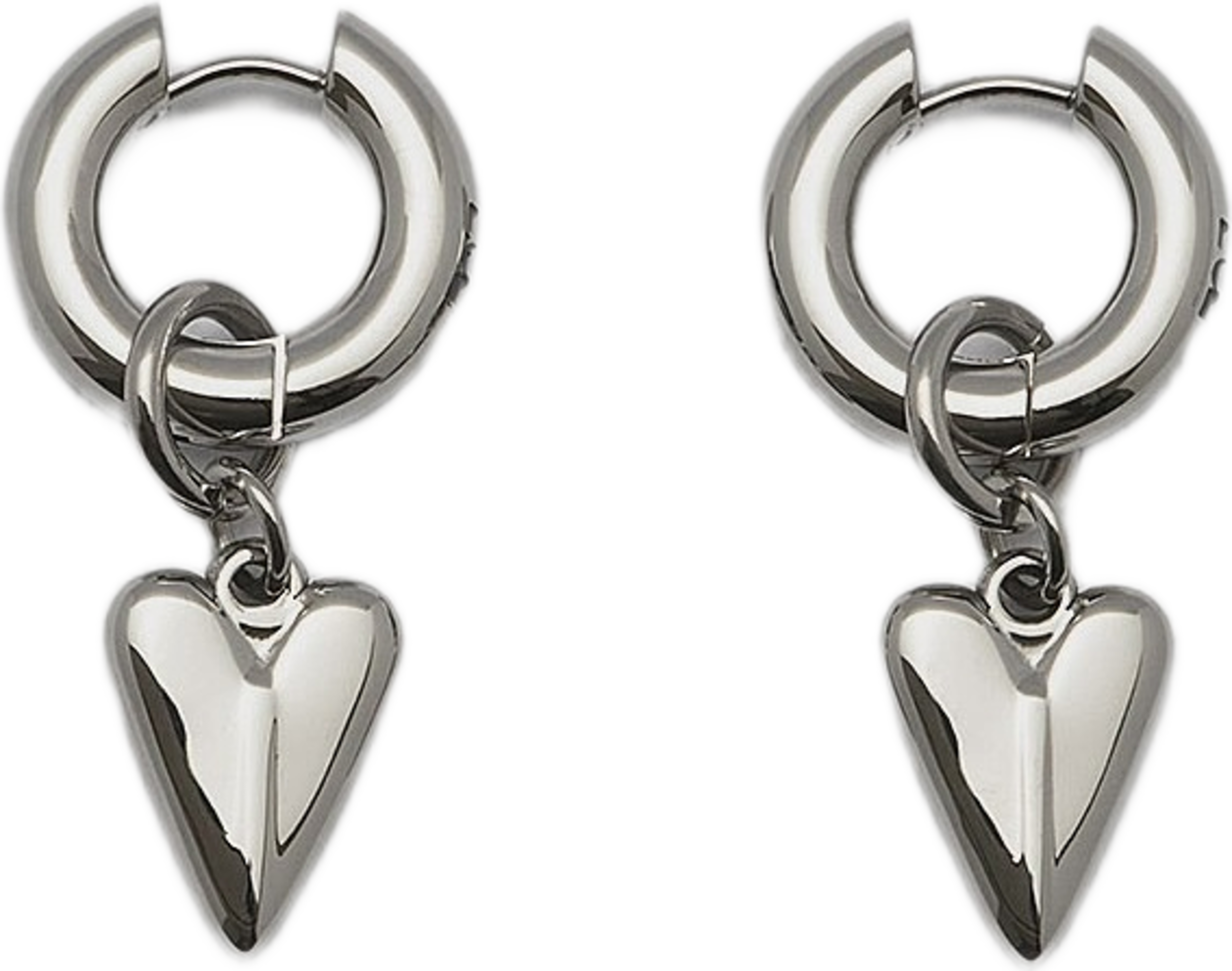 rhngen I Stl, Creol Med Hjrta - 20 Mm / 11x16 Mm, från true2u, i färgen silver. Klicka för att öppna bilden i stort format