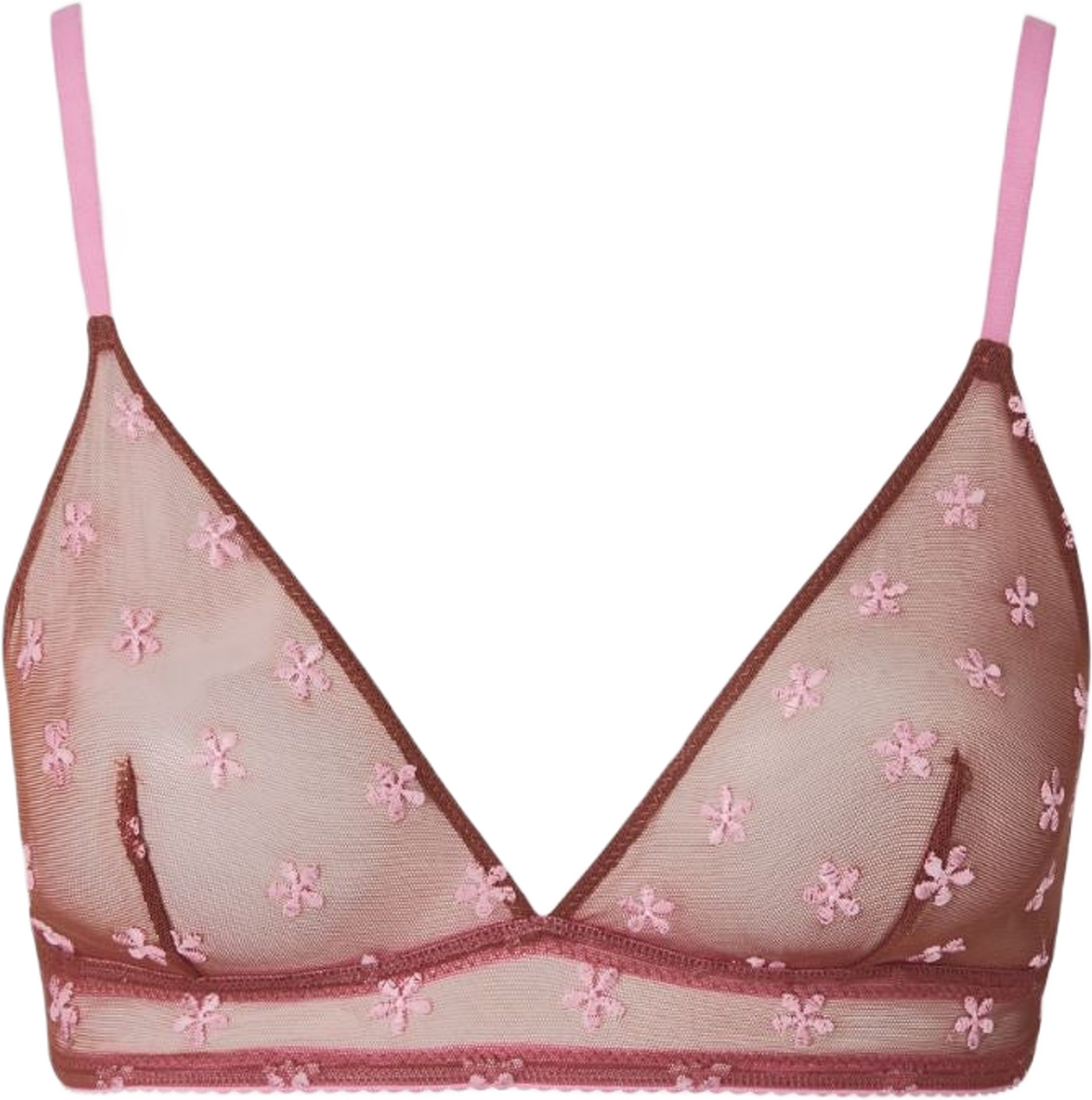 Mesh Triangle Bralette