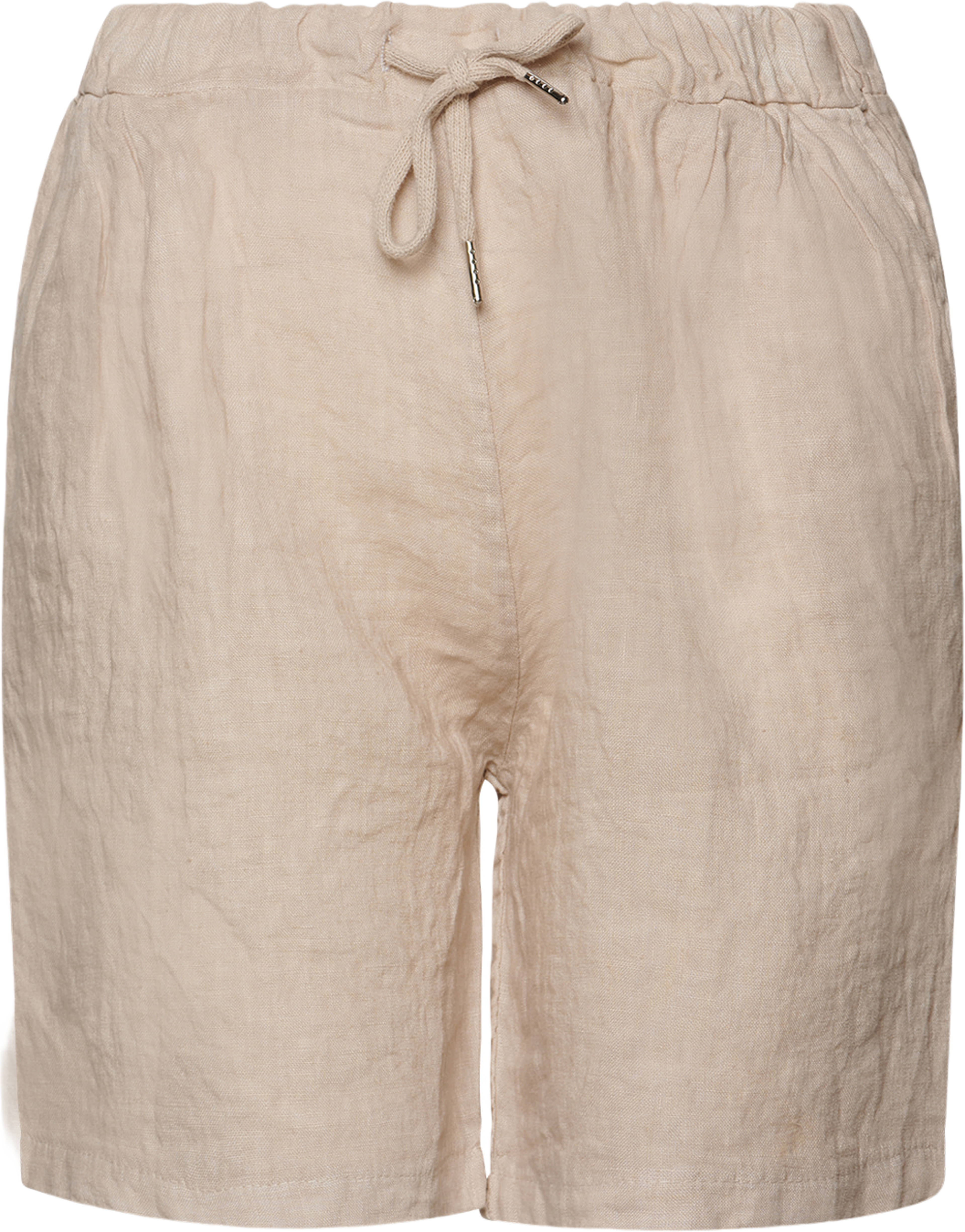 181017, Shorts, Linen - Light Beige