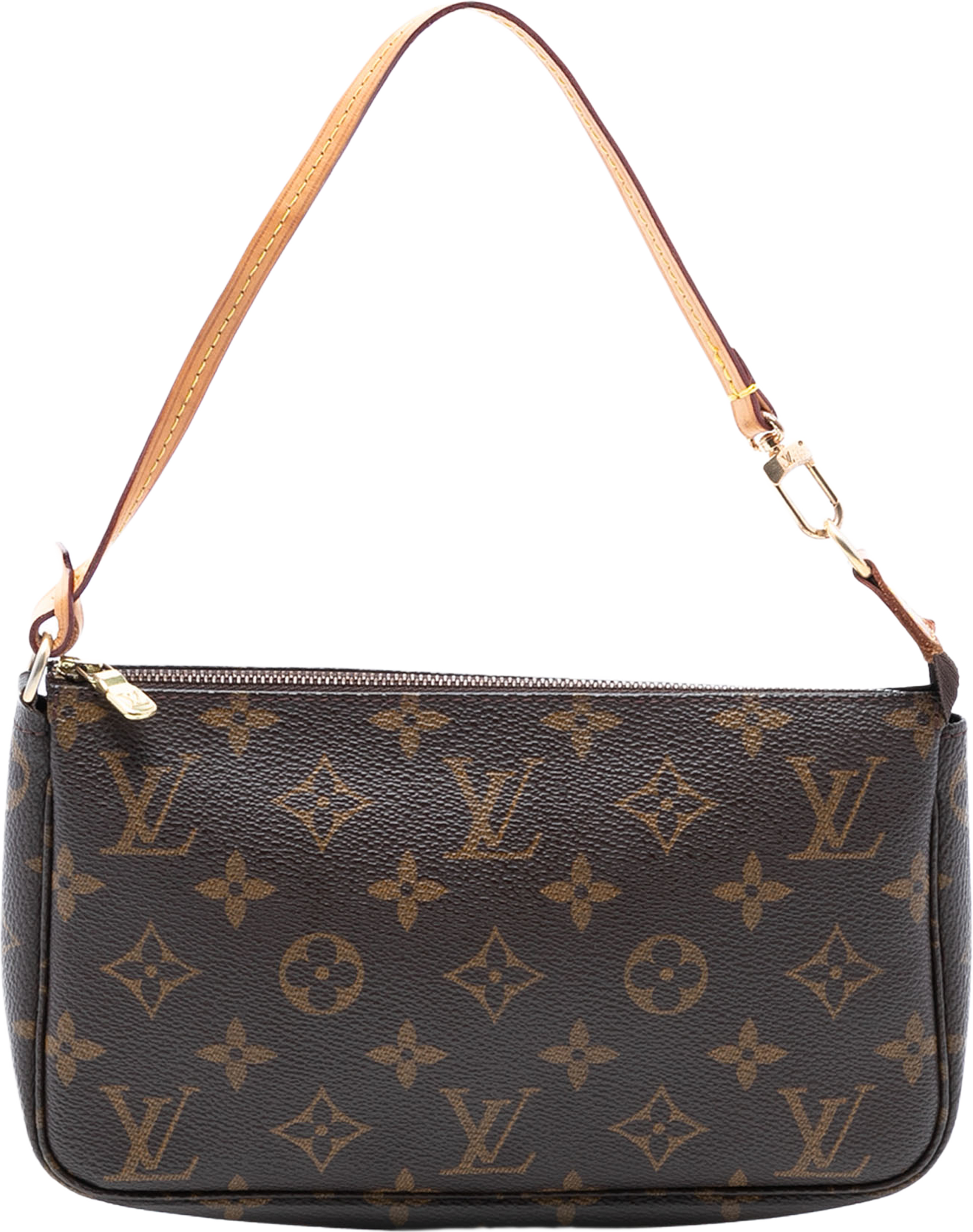 Louis Vuitton Monogram Pochette Accessoires, från Luxclusif, i färgen brown. Klicka för att öppna bilden i stort format