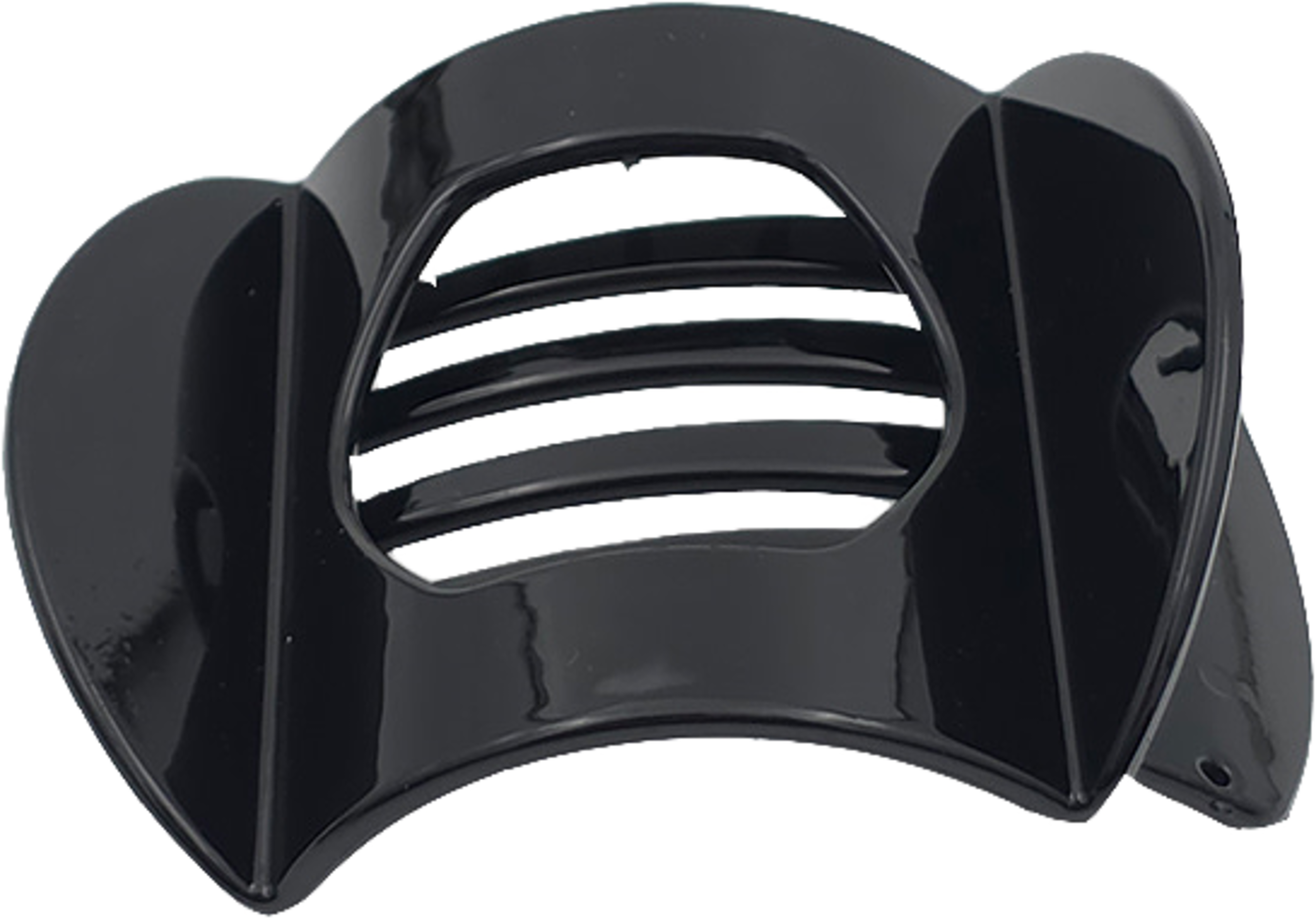 Hårklämma Platt Matt Brun 9,5 cm, från Complement, i färgen black. Klicka för att öppna bilden i stort format