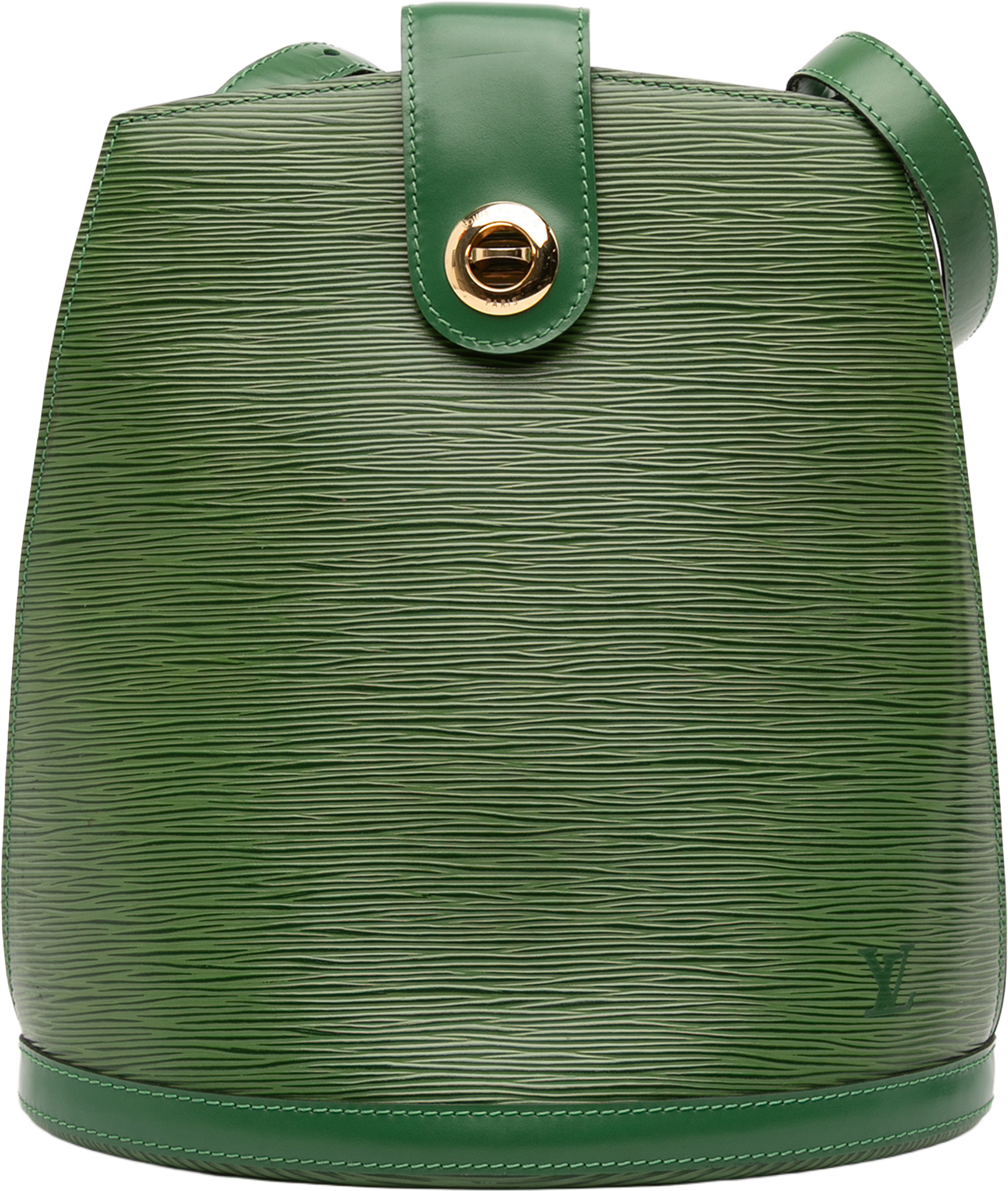 Louis Vuitton Epi Cluny, från Luxclusif, i färgen green. Klicka för att öppna bilden i stort format