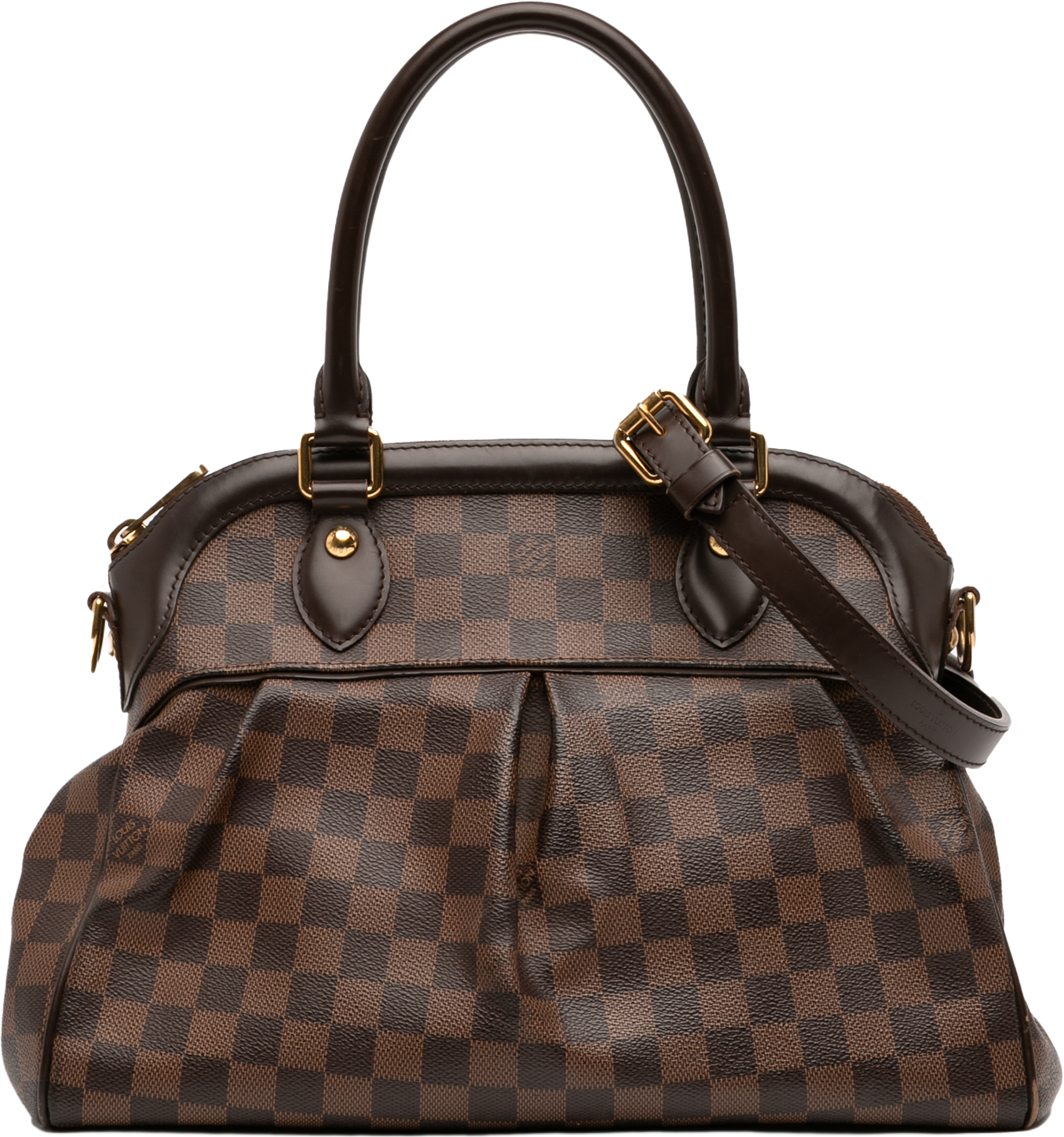 Louis Vuitton Damier Ebene Trevi Pm, från Luxclusif, i färgen brown. Klicka för att öppna bilden i stort format