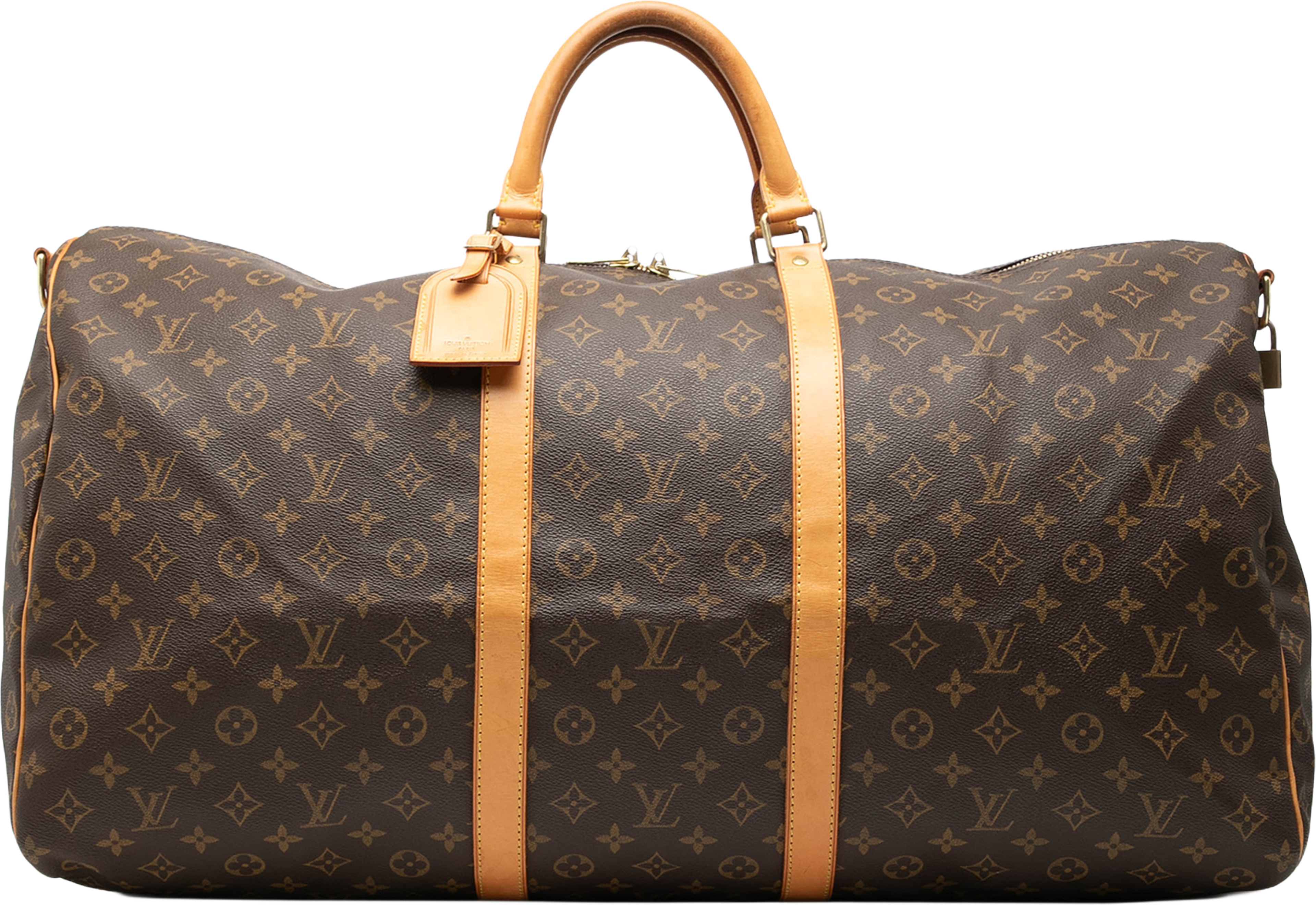 Louis Vuitton Monogram Keepall Bandouliere 60, från Luxclusif, i färgen brown. Klicka för att öppna bilden i stort format
