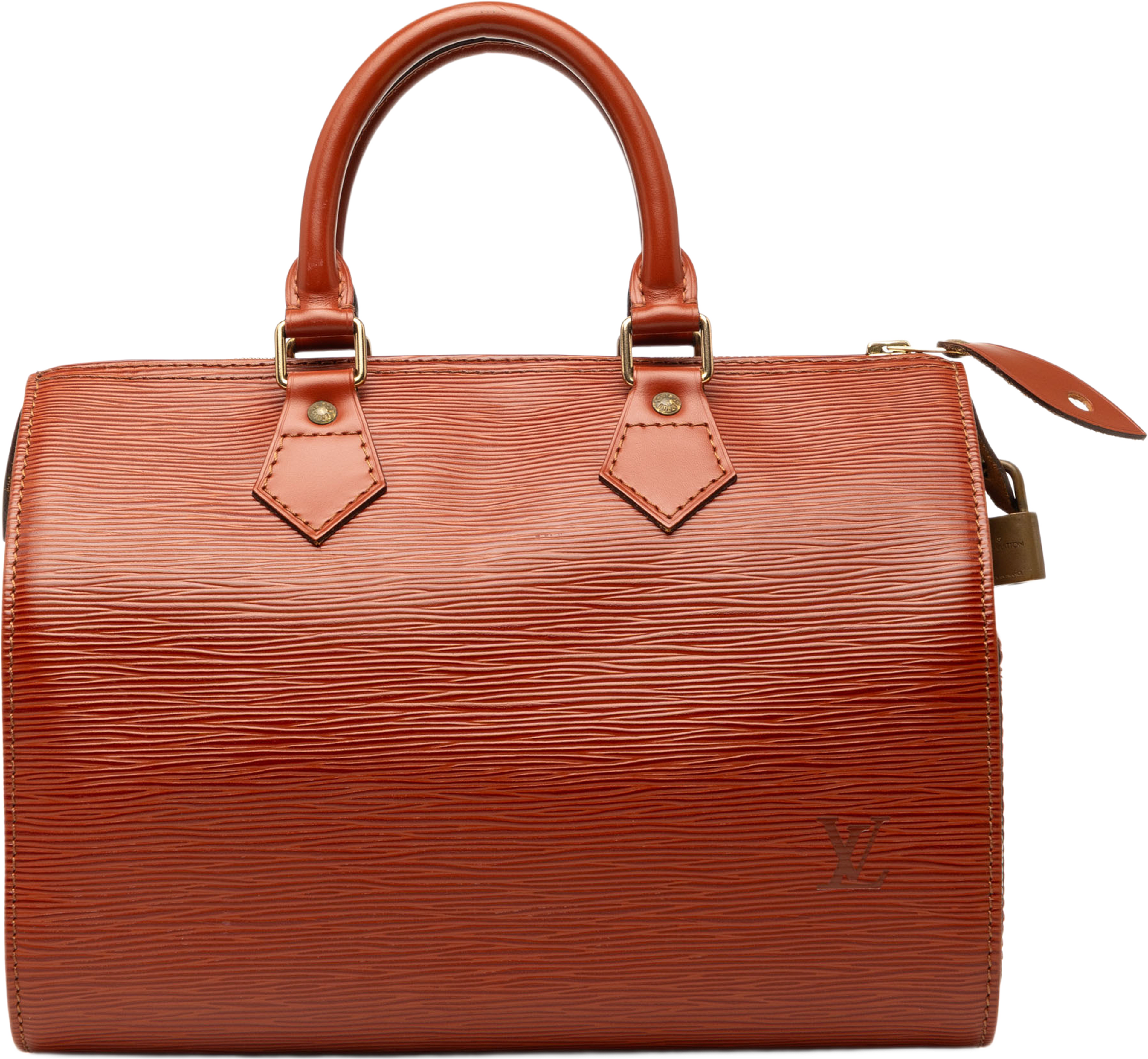 Louis Vuitton Epi Speedy 25, från Luxclusif, i färgen brown. Klicka för att öppna bilden i stort format