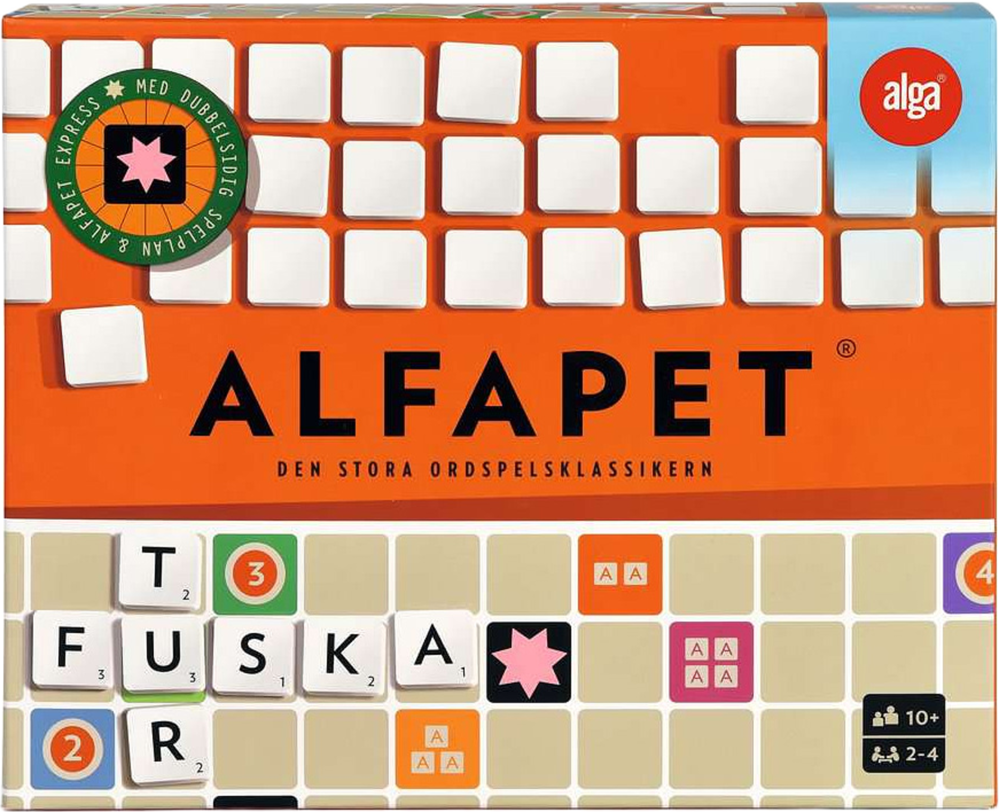Alfapet, från ALGA. Klicka för att öppna bilden i stort format