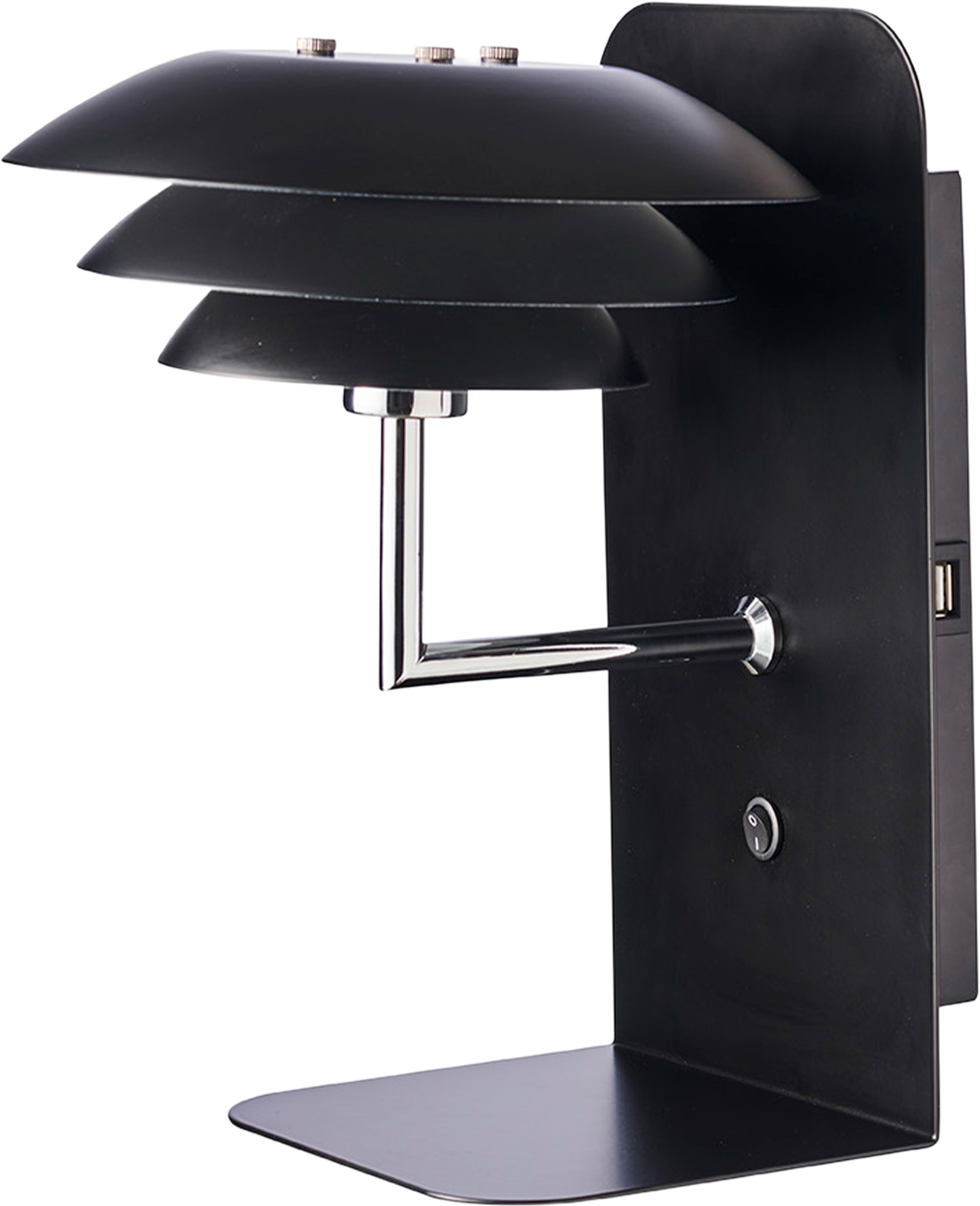 Dl20 Wall Lamp, från Dyberg Larsen, i färgen black. Klicka för att öppna bilden i stort format