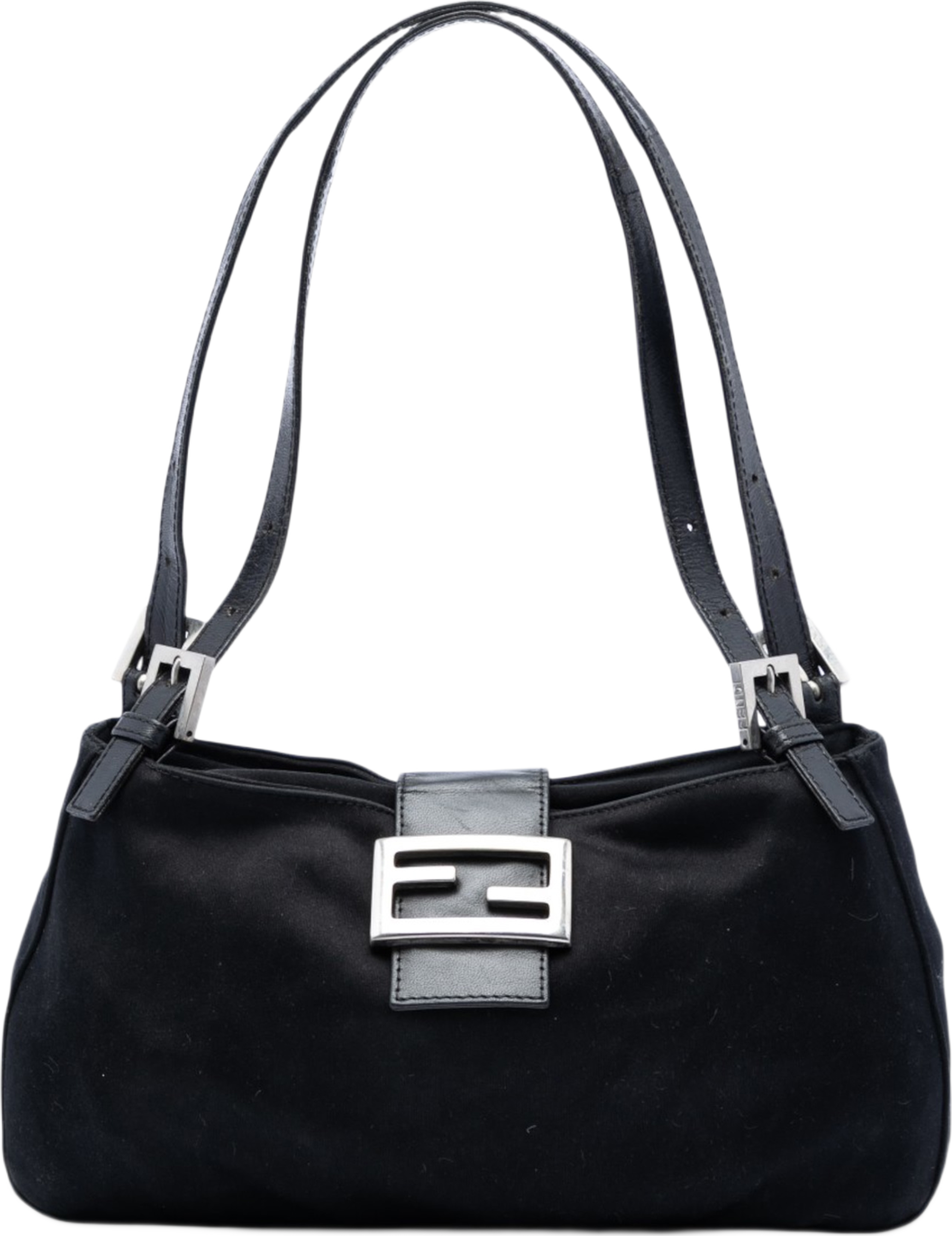 Fendi Cotton Ff Shoulder Bag, från Luxclusif, i färgen black. Klicka för att öppna bilden i stort format