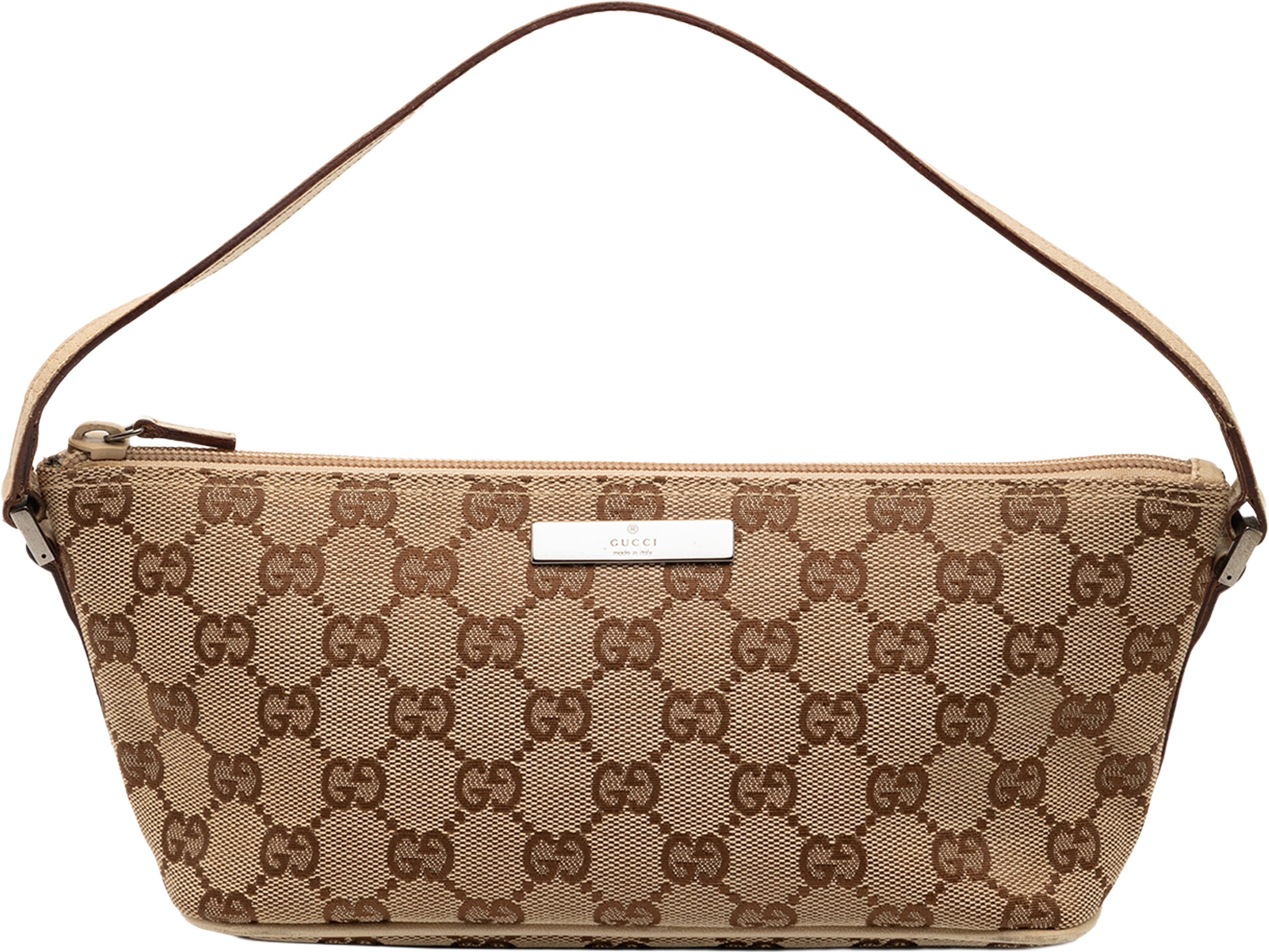 Gucci Gg Canvas Boat, från Luxclusif, i färgen beige. Klicka för att öppna bilden i stort format