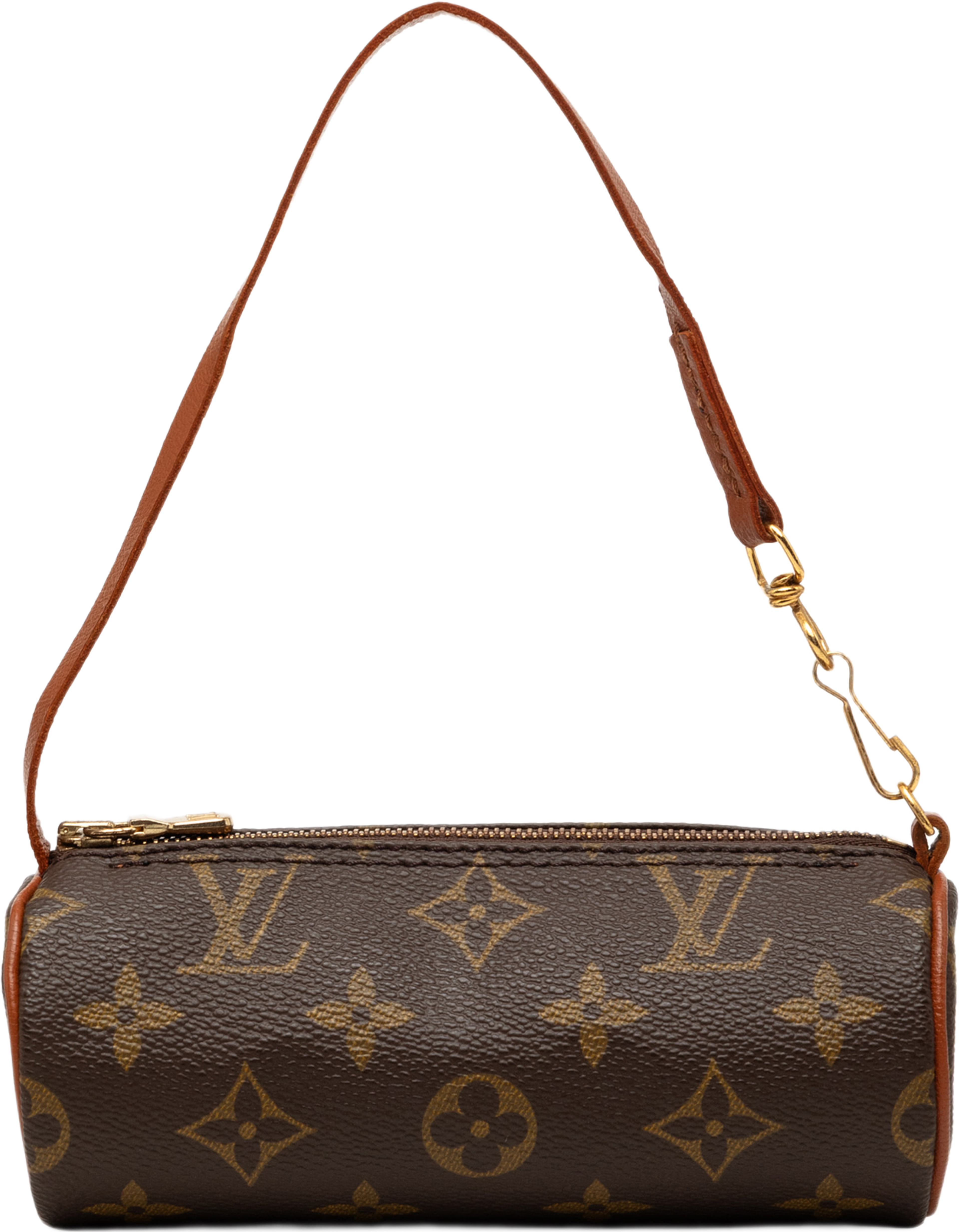 Louis Vuitton Monogram Papillon Pochette, från Luxclusif, i färgen brun. Klicka för att öppna bilden i stort format