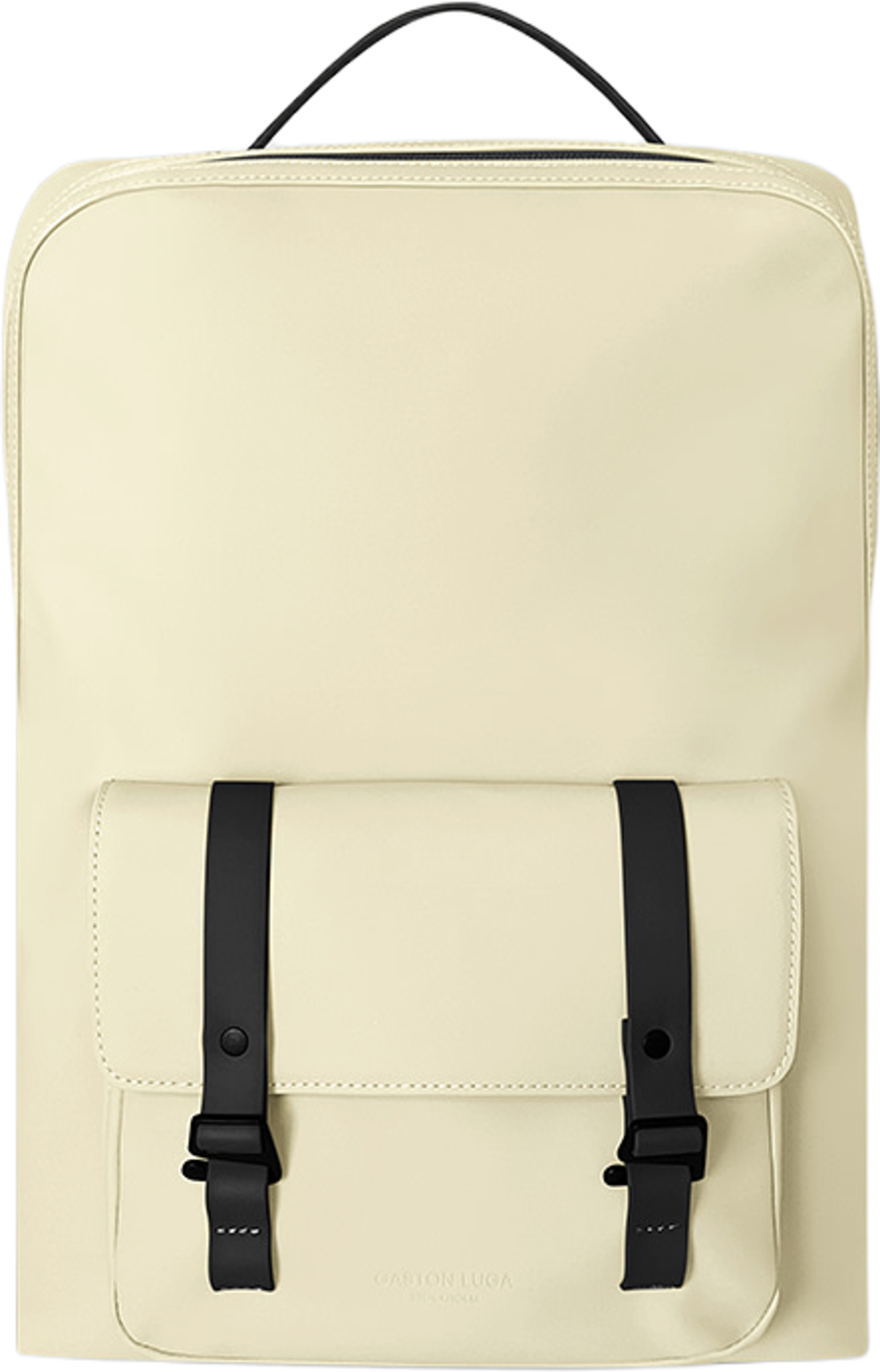 Spläsh Org. Backpack, från Gaston Luga, i färgen lemonade. Klicka för att öppna bilden i stort format