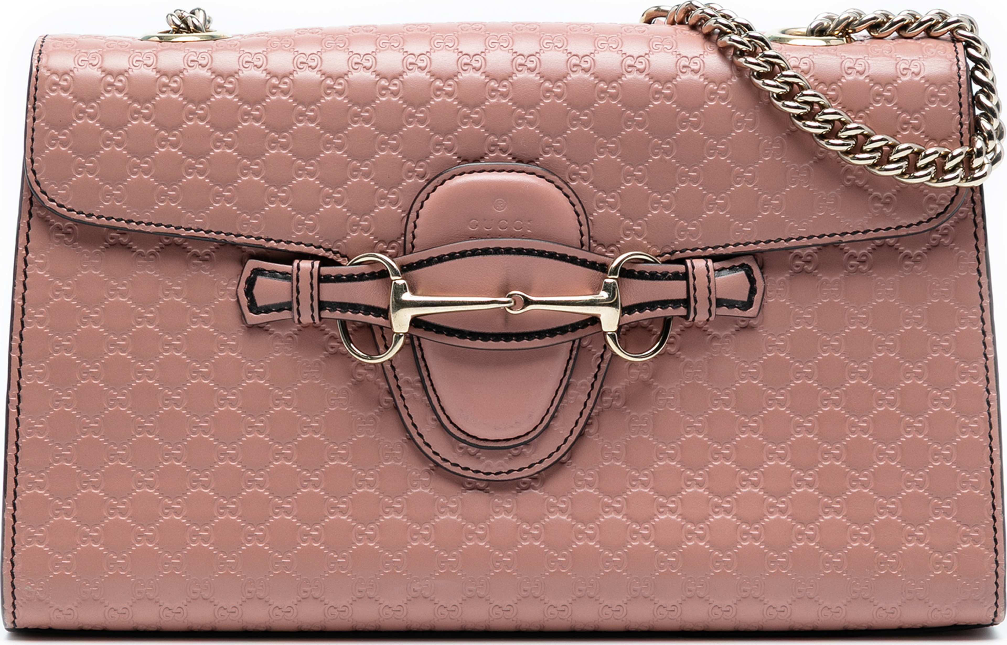 Gucci Medium Microguccissima Emily Shoulder Bag, från Luxclusif, i färgen pink. Klicka för att öppna bilden i stort format