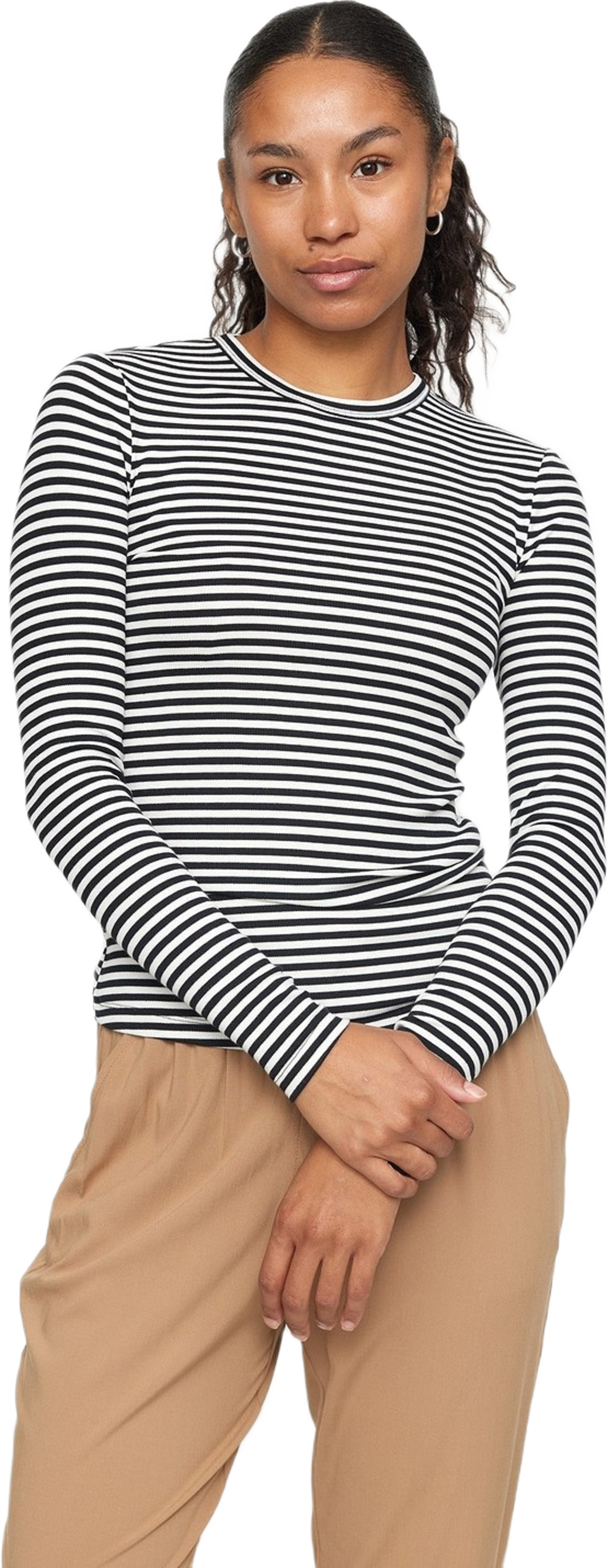 Srfenja Stripe O-neck Top