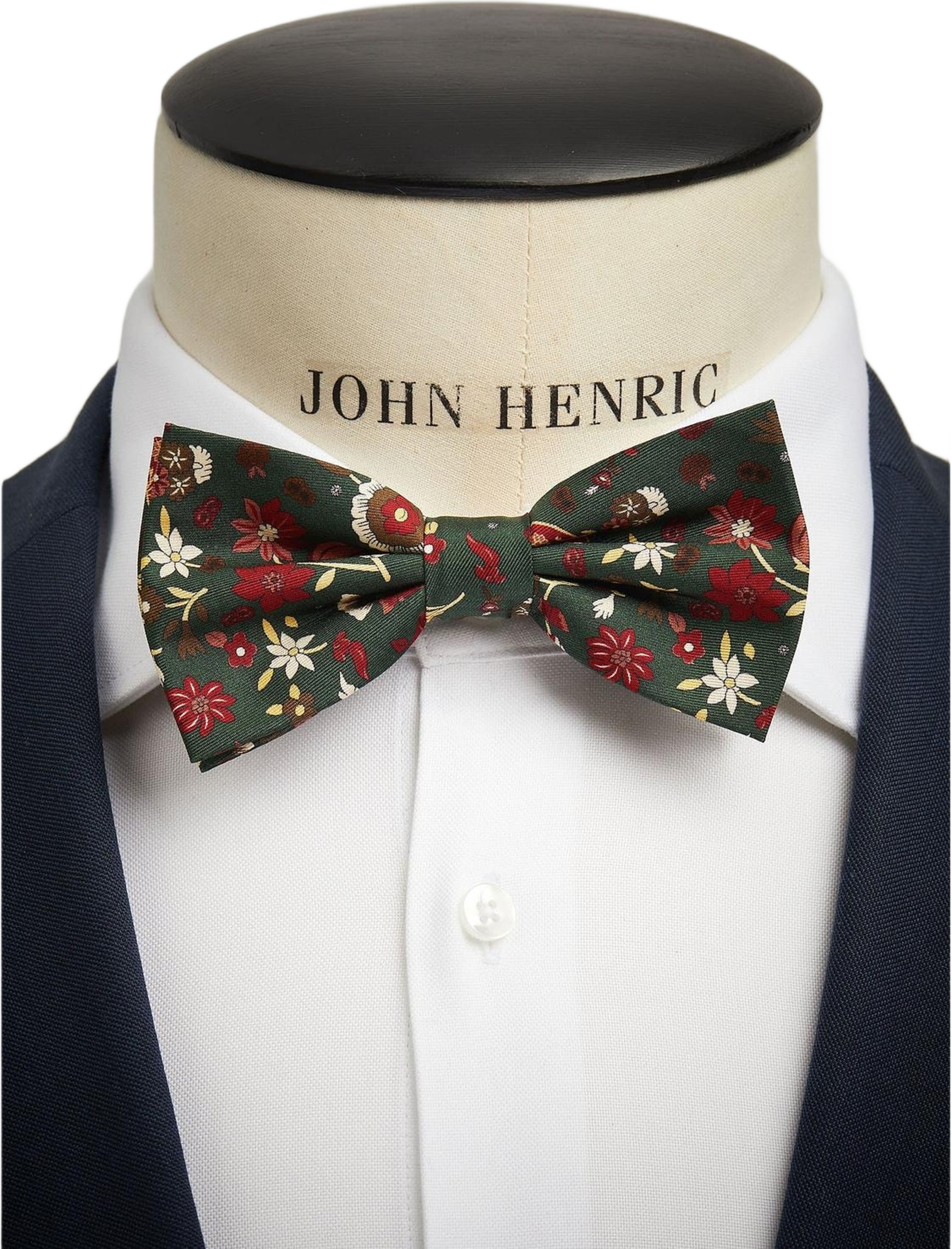 Bow Tie Floral, från John Henric, i färgen green. Klicka för att öppna bilden i stort format