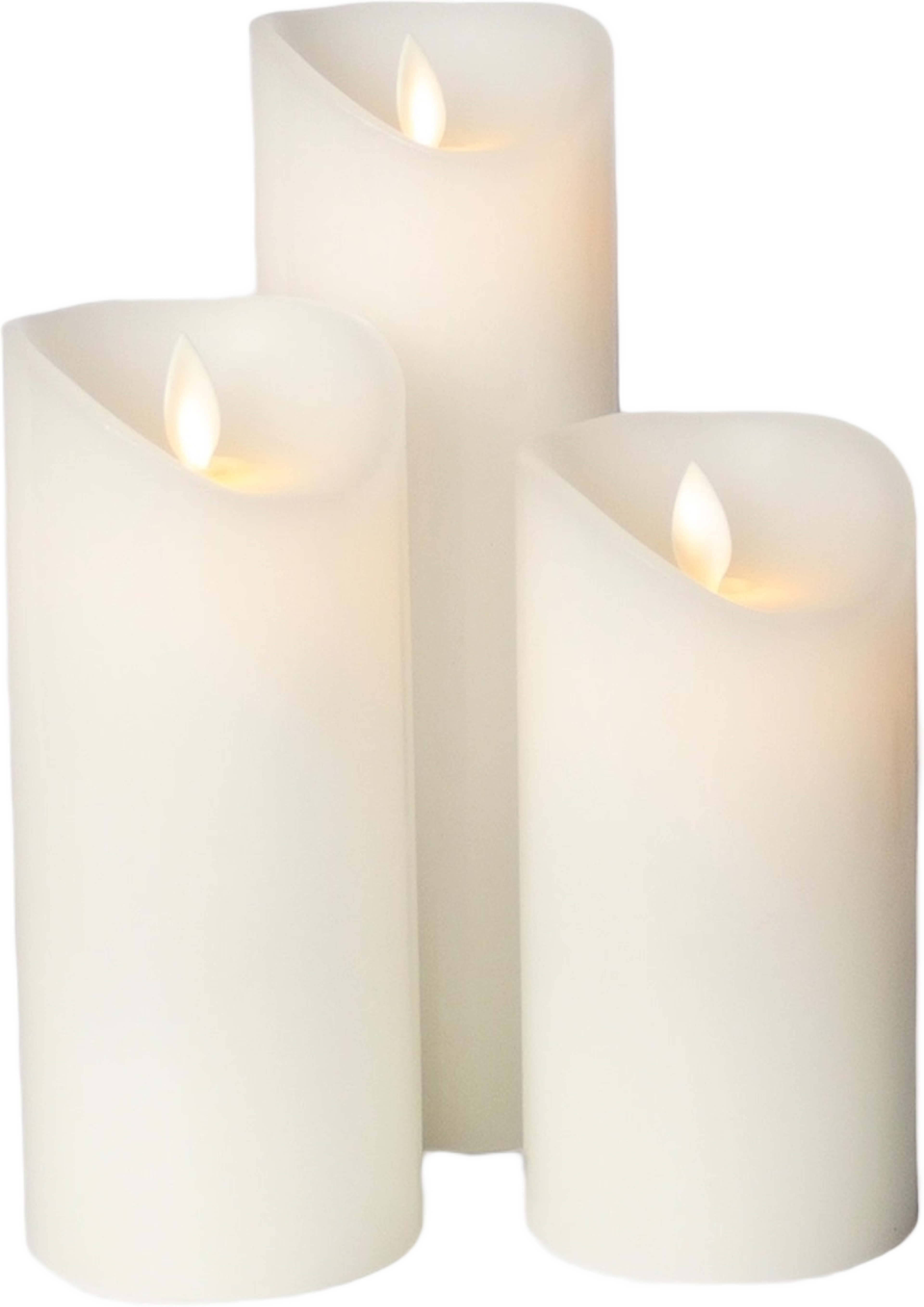 Carla Led Blockljus Set Ø7,5 3 St