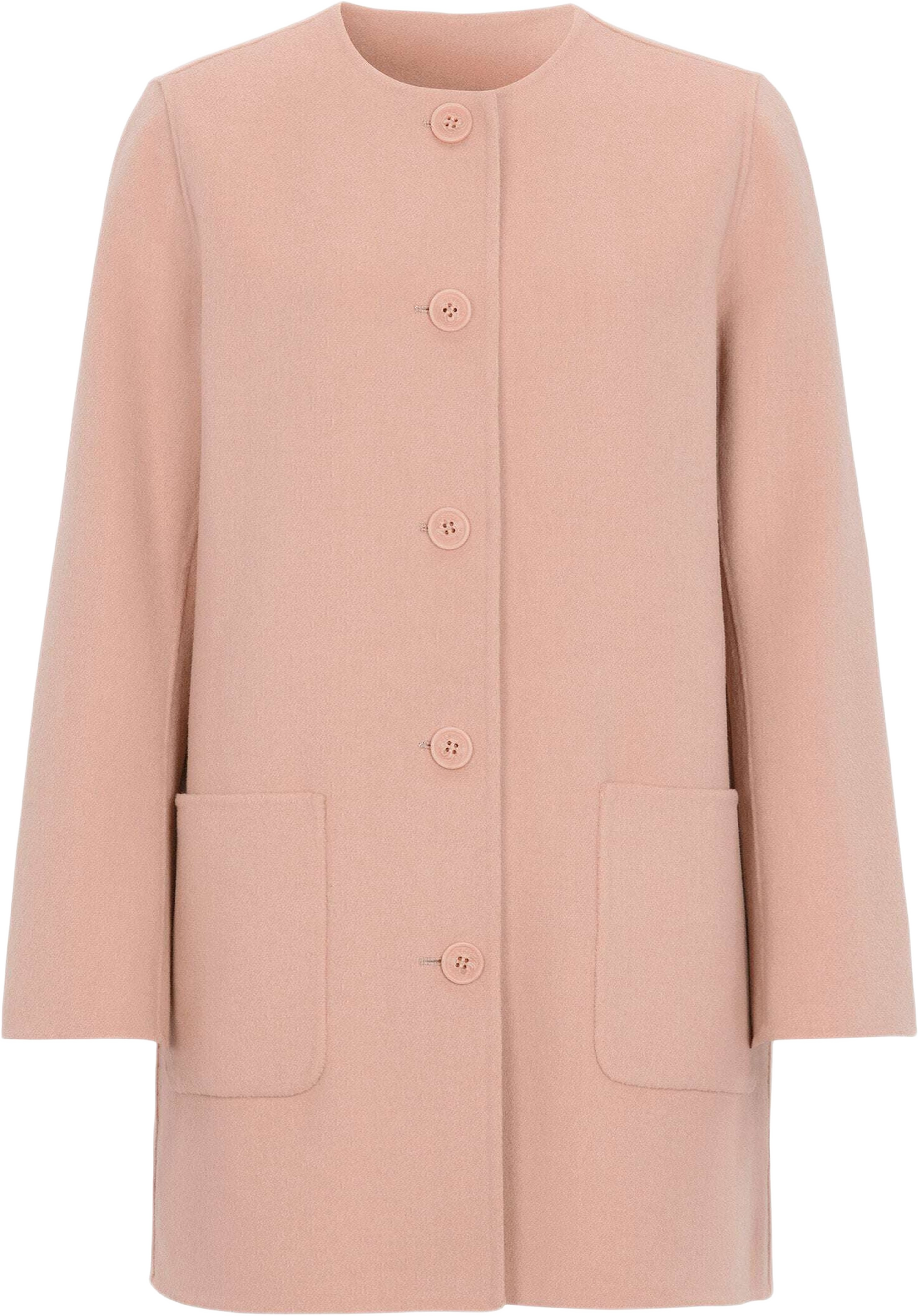Josephine Coat, från Newhouse, i färgen ljusrosa. Klicka för att öppna bilden i stort format