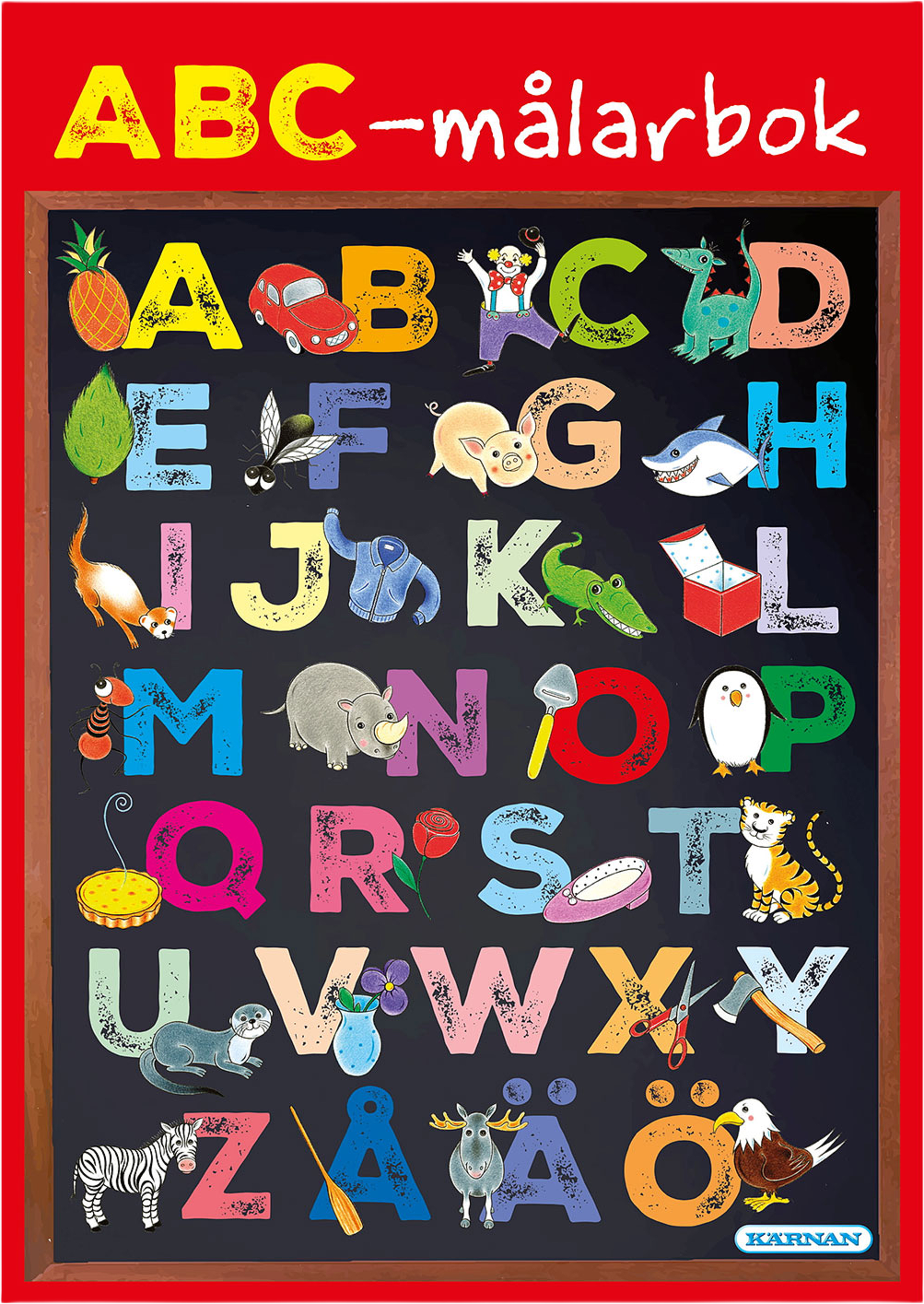 Målarbok ABC